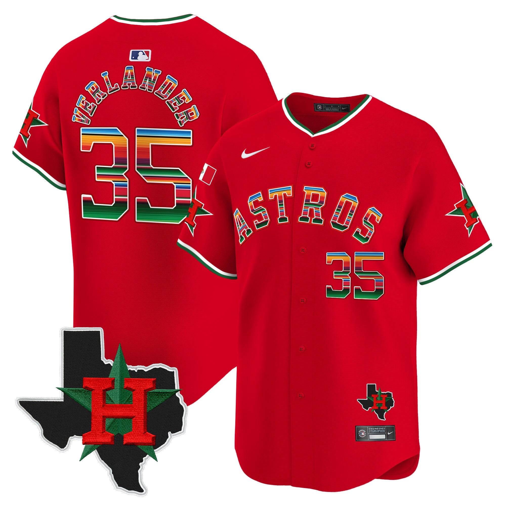 Men’s Mexico Texas Patch Vapor Premier Limited Jersey V2
