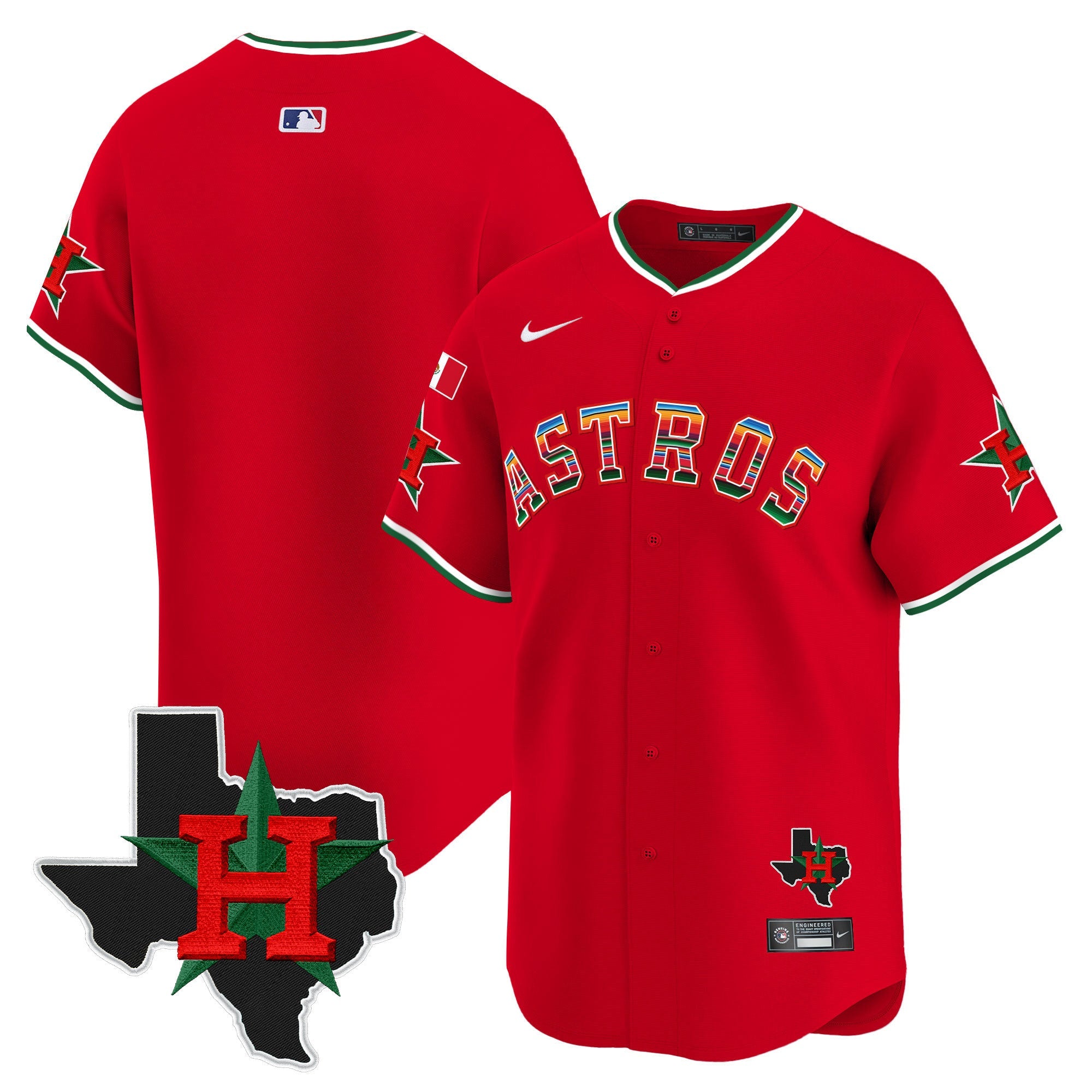 Men’s Mexico Texas Patch Vapor Premier Limited Jersey V2