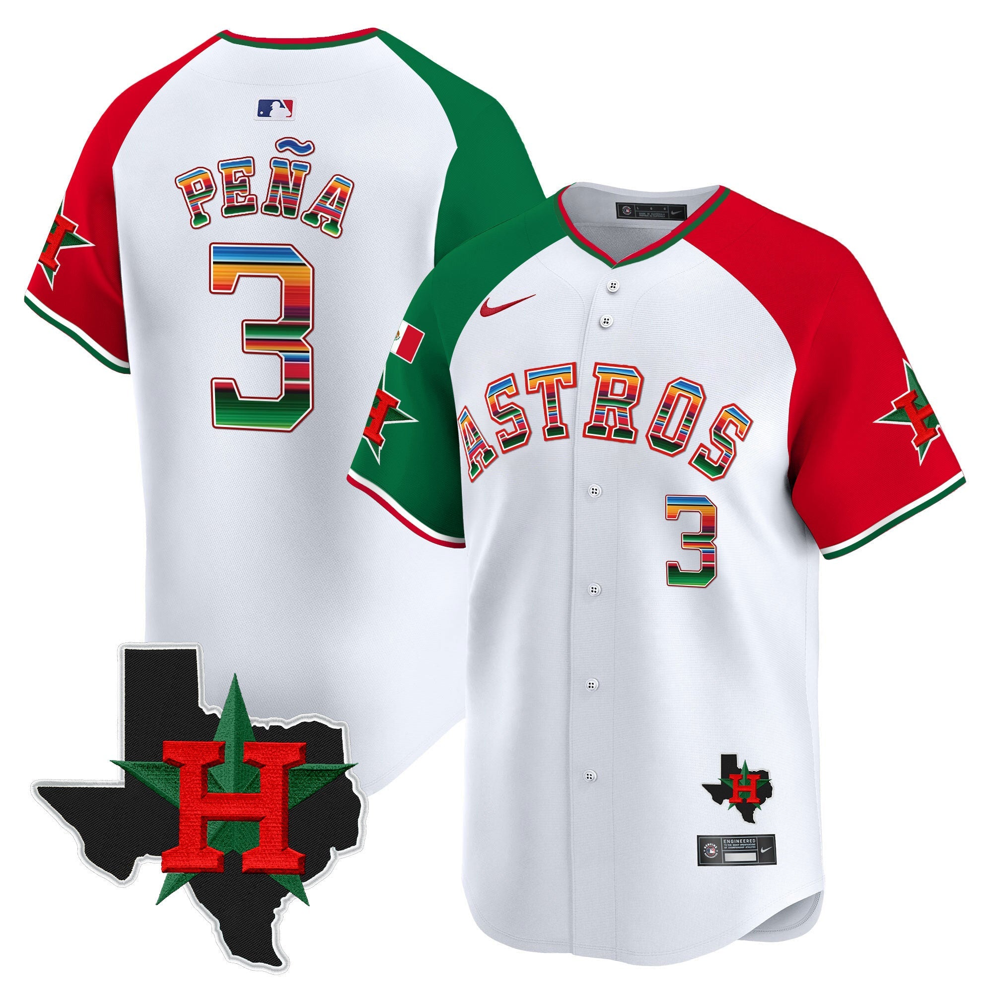 Men’s Mexico Texas Patch Vapor Premier Limited Jersey V2