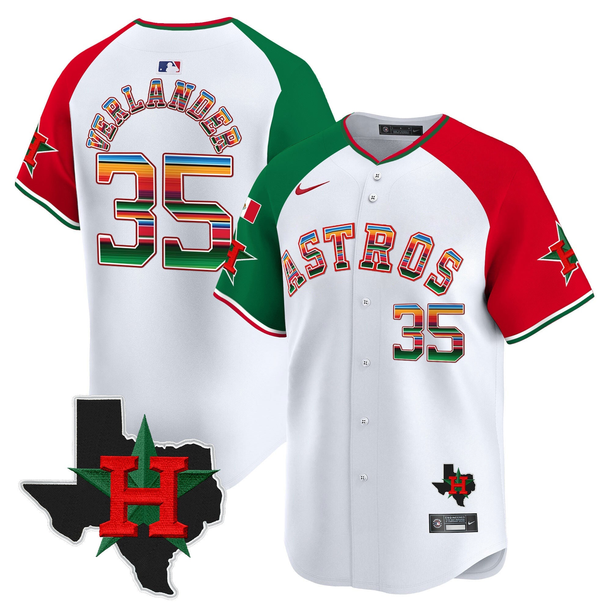 Men’s Mexico Texas Patch Vapor Premier Limited Jersey V2