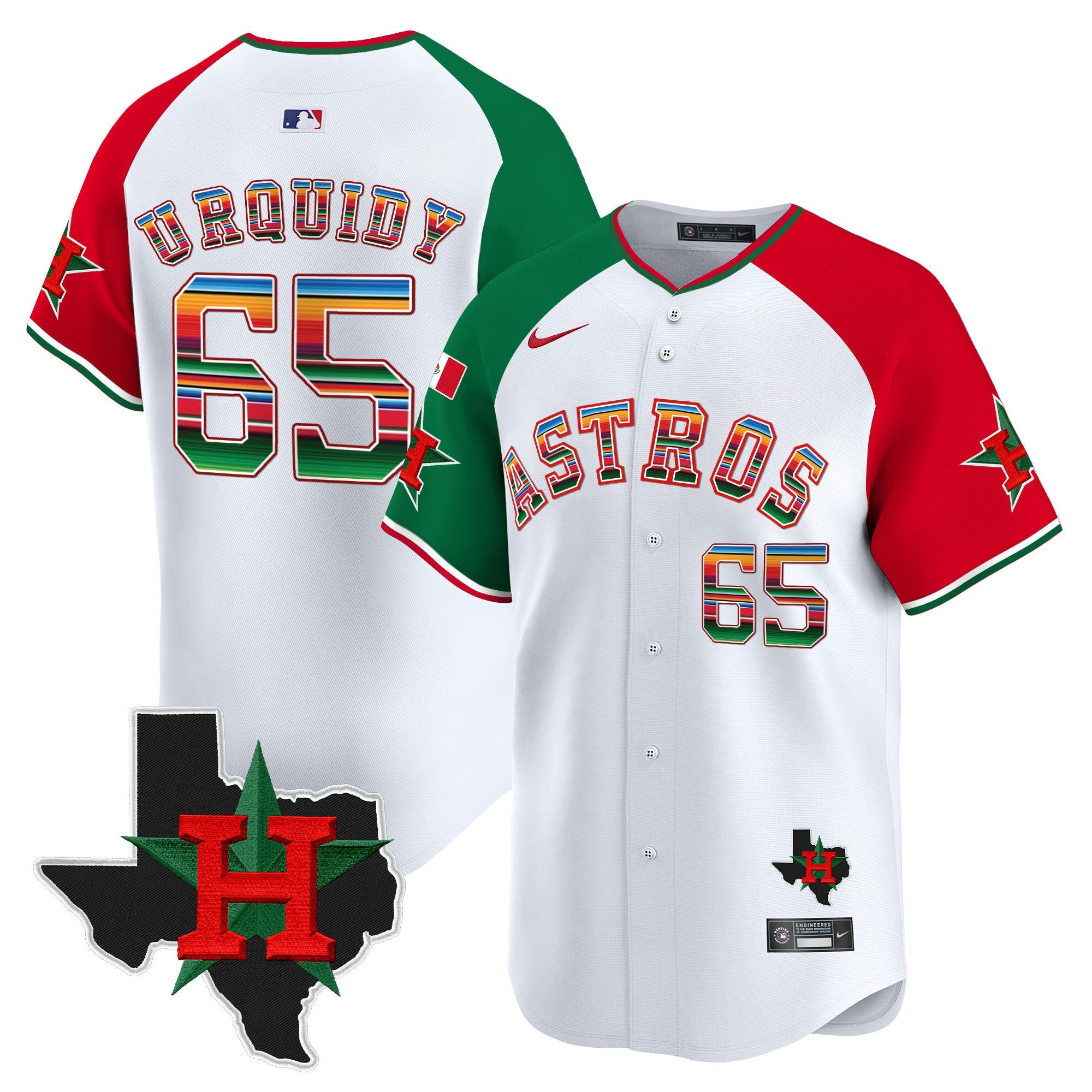 Men’s Mexico Texas Patch Vapor Premier Limited Jersey V2