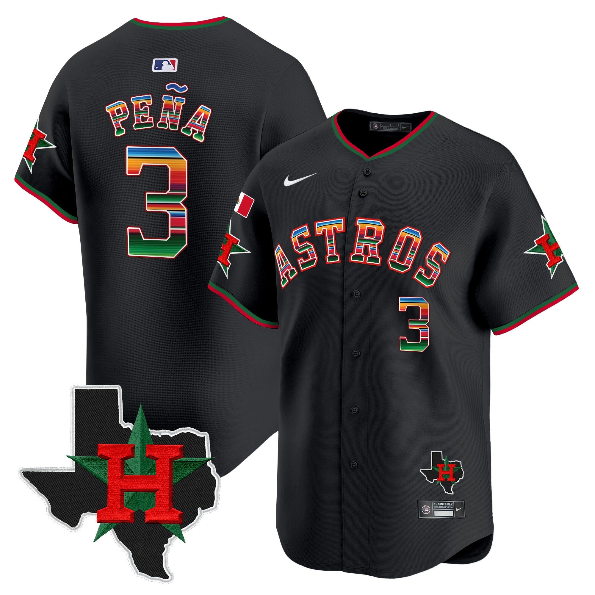 Men’s Mexico Texas Patch Vapor Premier Limited Jersey V2