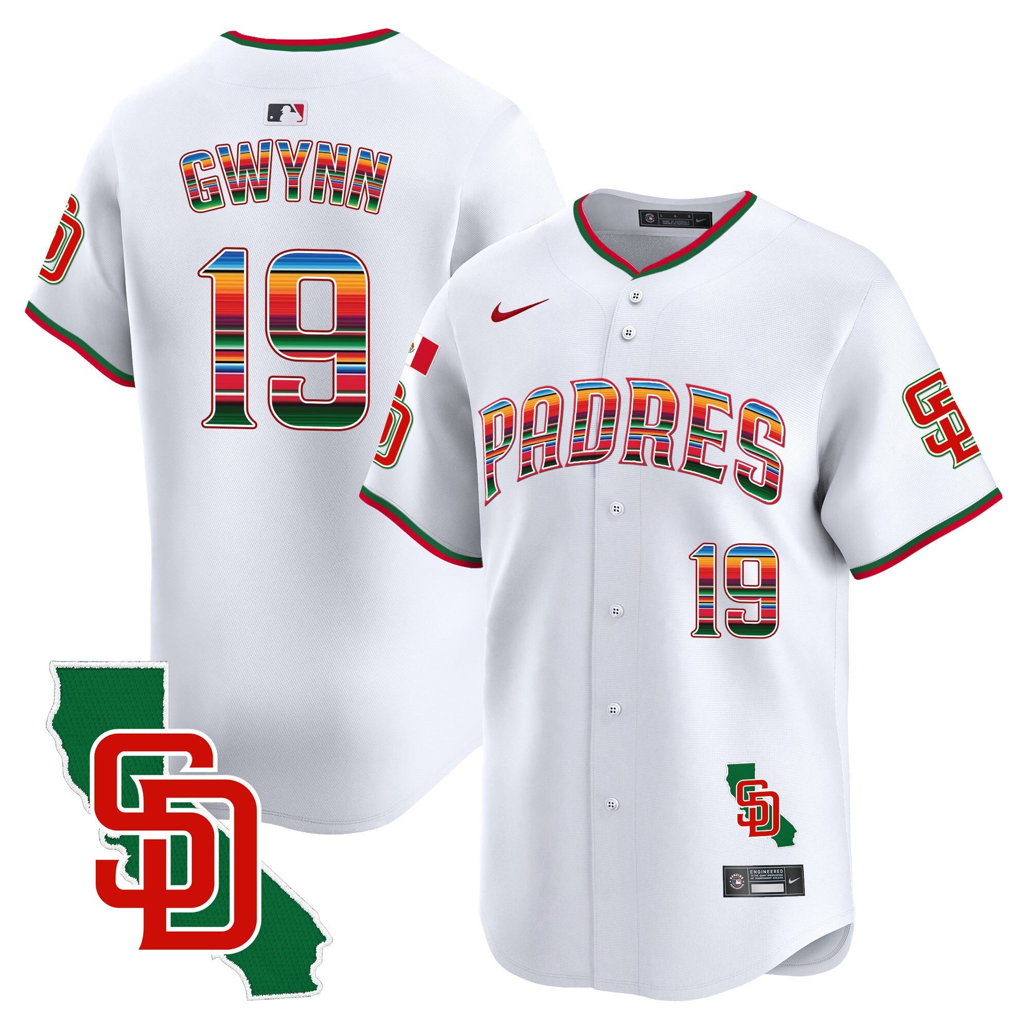 Men’s Mexico California Patch Vapor Premier Limited Jersey V3
