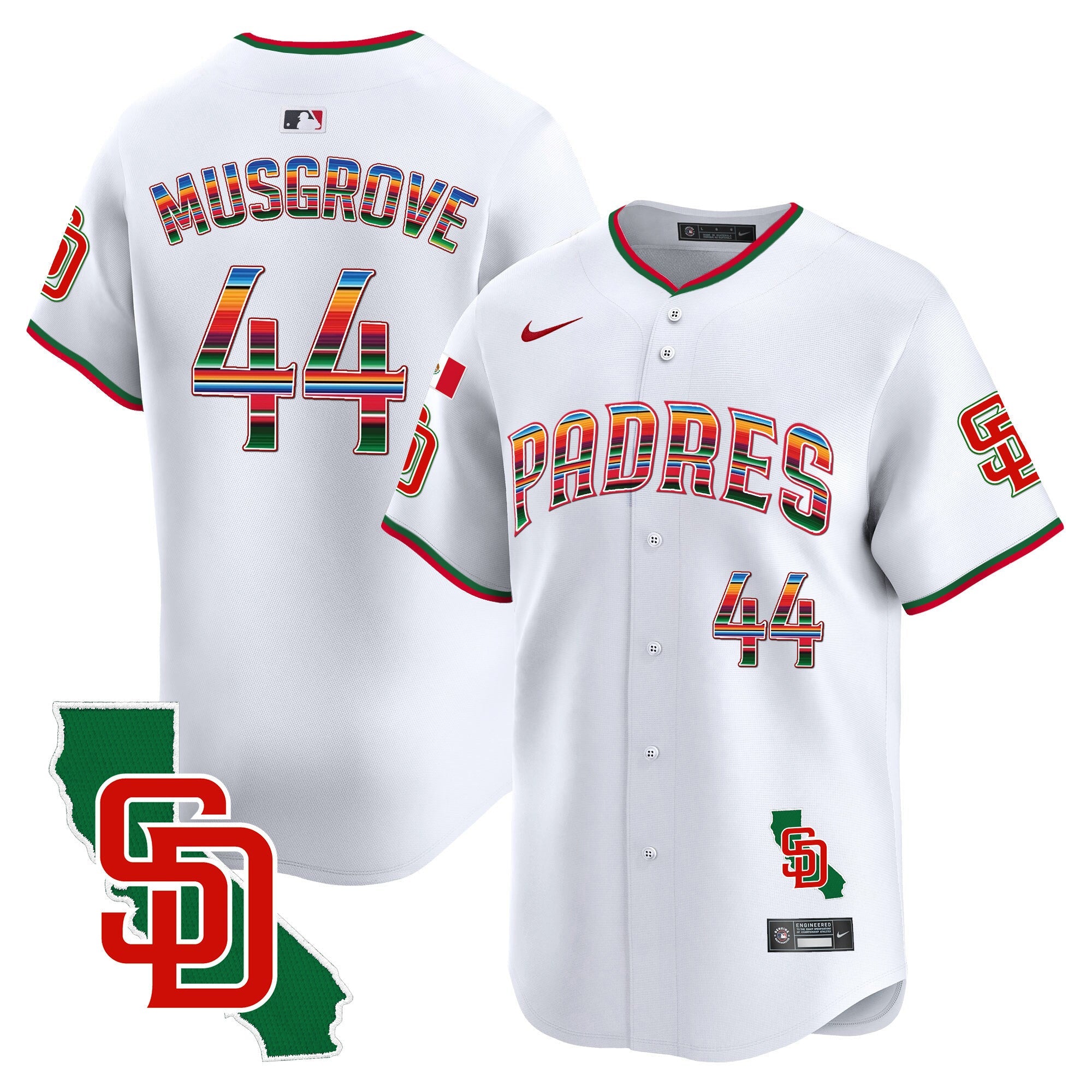 Men’s Mexico California Patch Vapor Premier Limited Jersey V3