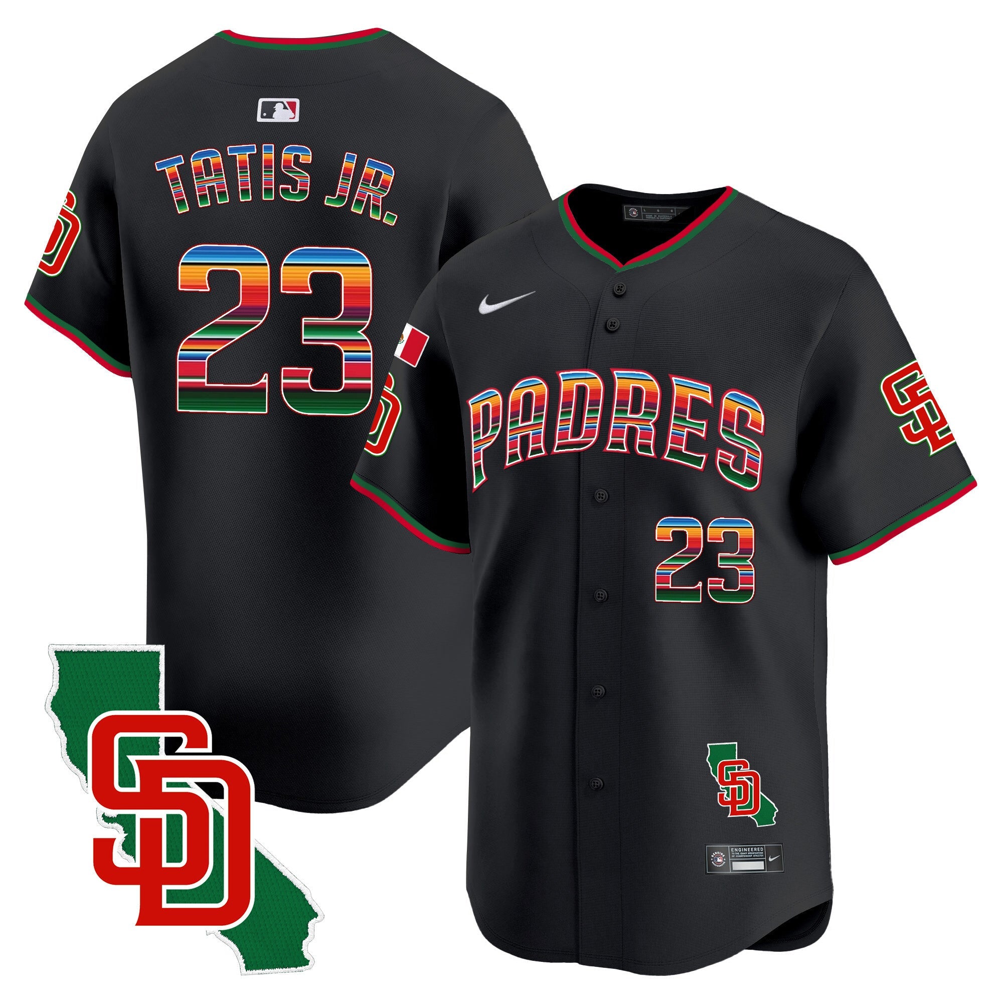 Men’s Mexico California Patch Vapor Premier Limited Jersey V3