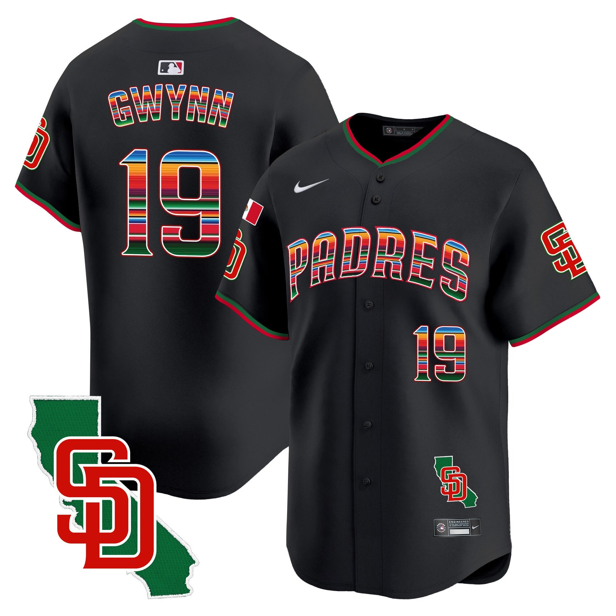 Men’s Mexico California Patch Vapor Premier Limited Jersey V3