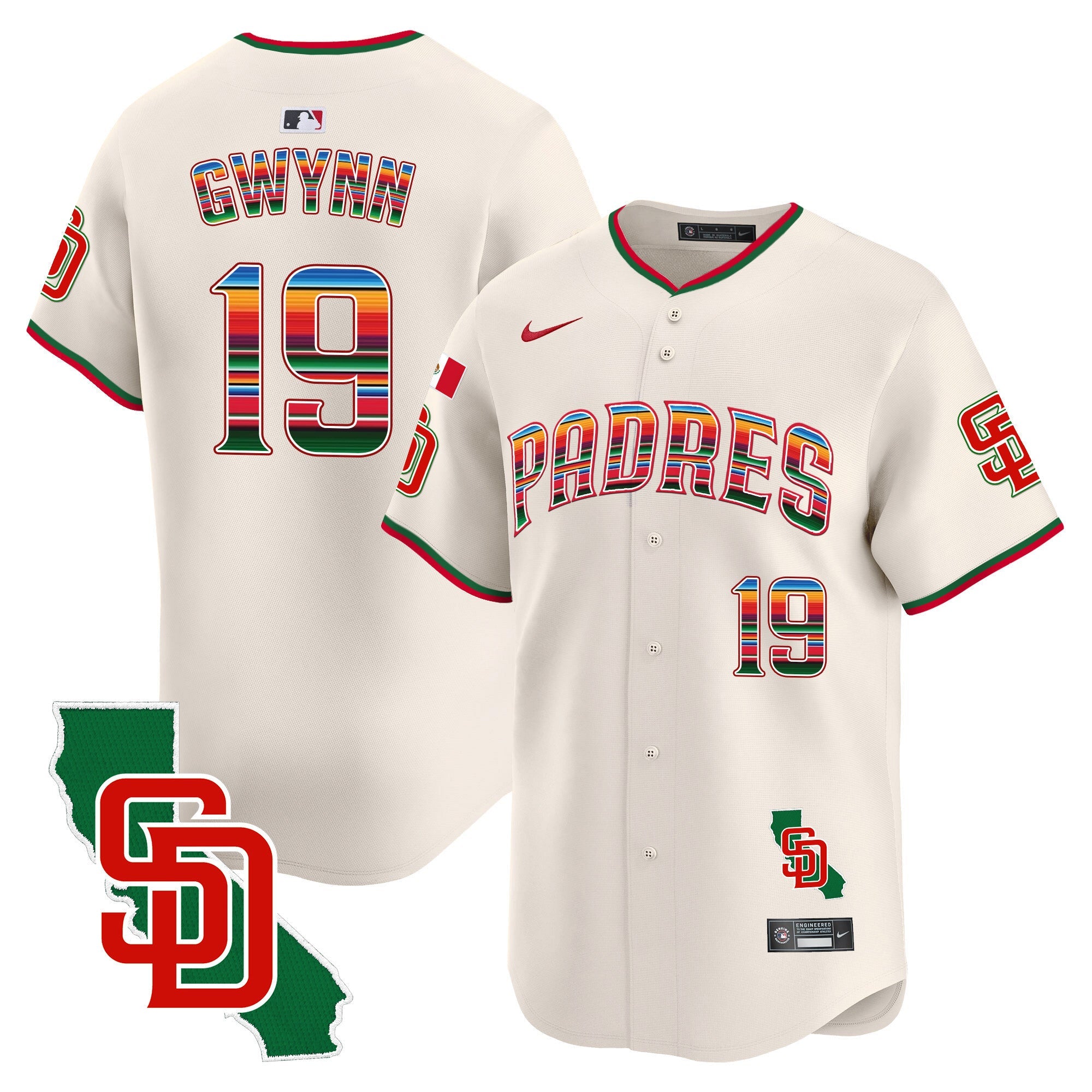 Men’s Mexico California Patch Vapor Premier Limited Jersey V3