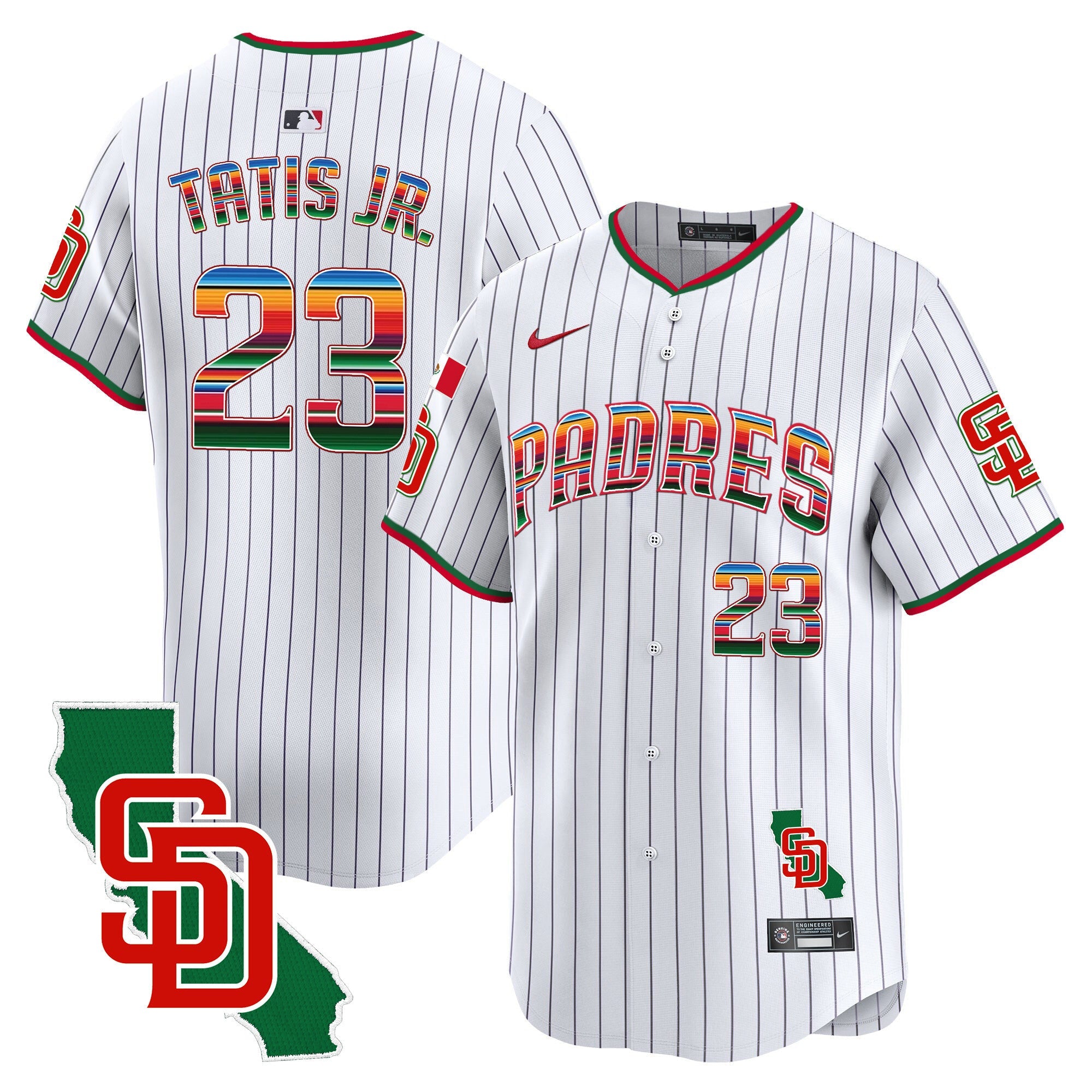Men’s Mexico California Patch Vapor Premier Limited Jersey V3