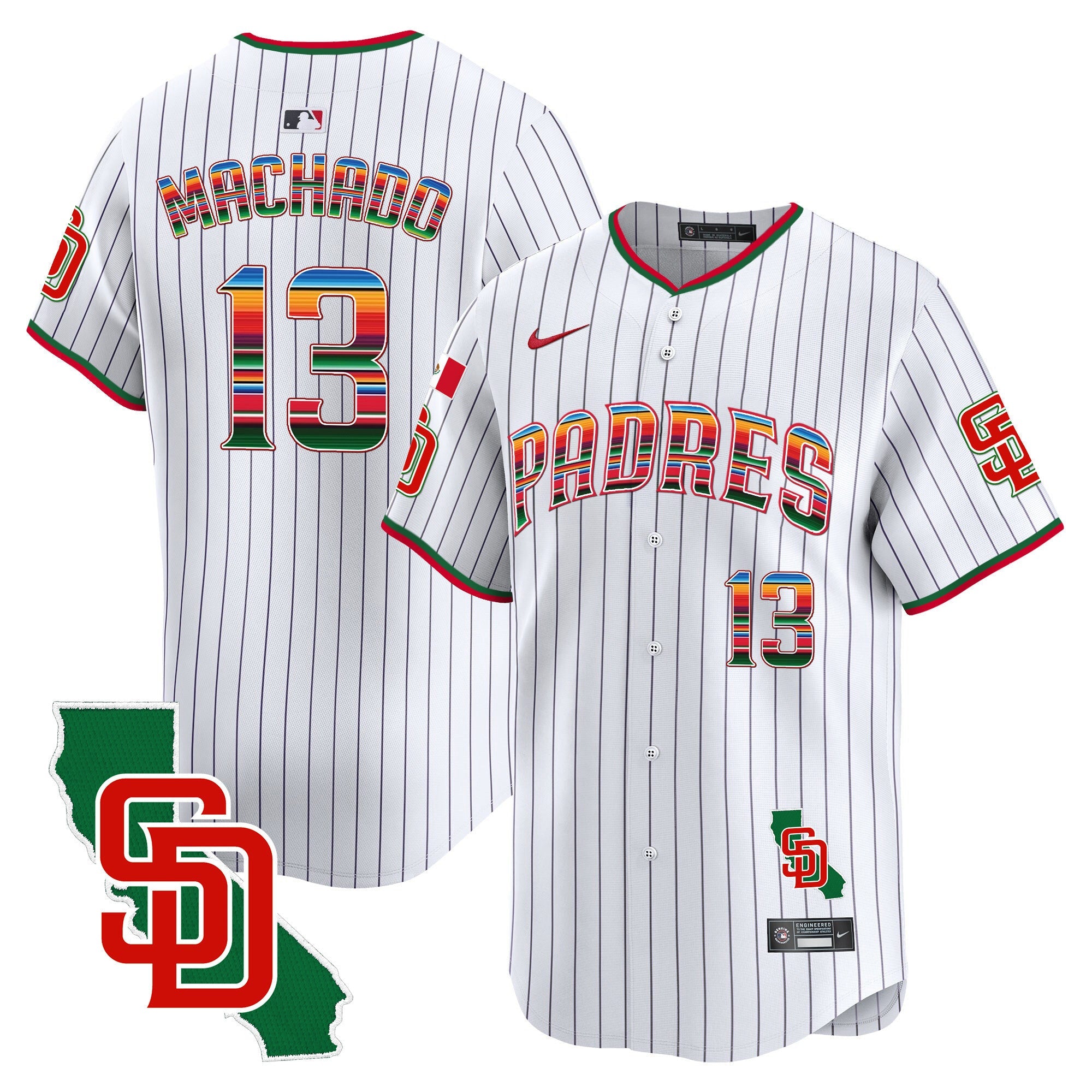 Men’s Mexico California Patch Vapor Premier Limited Jersey V3