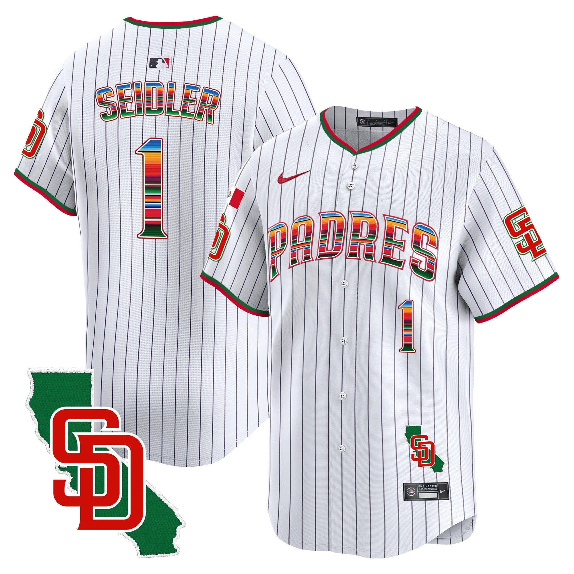 Men’s Mexico California Patch Vapor Premier Limited Jersey V3