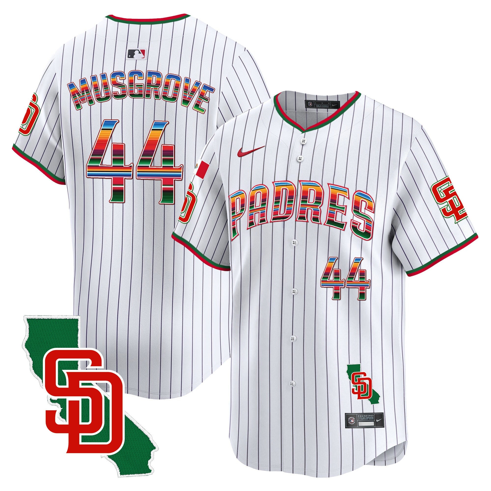 Men’s Mexico California Patch Vapor Premier Limited Jersey V3