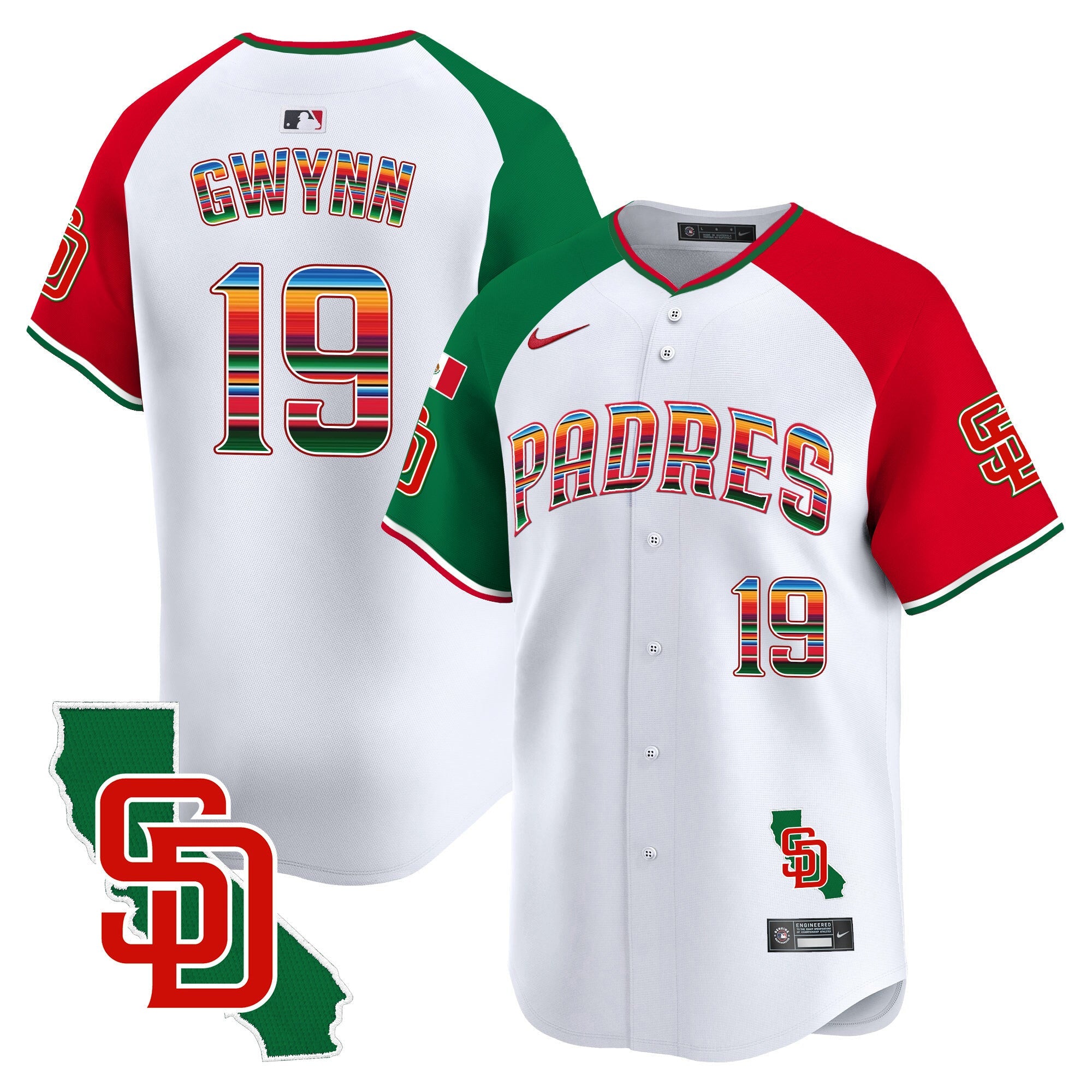 Men’s Mexico California Patch Vapor Premier Limited Jersey V3