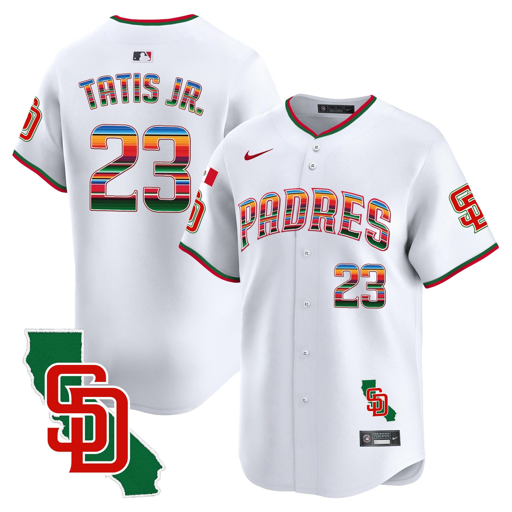 Men’s Mexico California Patch Vapor Premier Limited Jersey V3