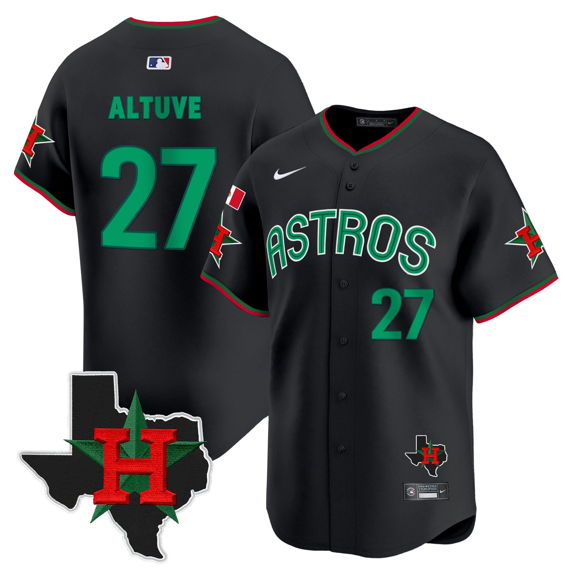 Men’s Mexico Texas Patch Vapor Premier Limited Jersey V3