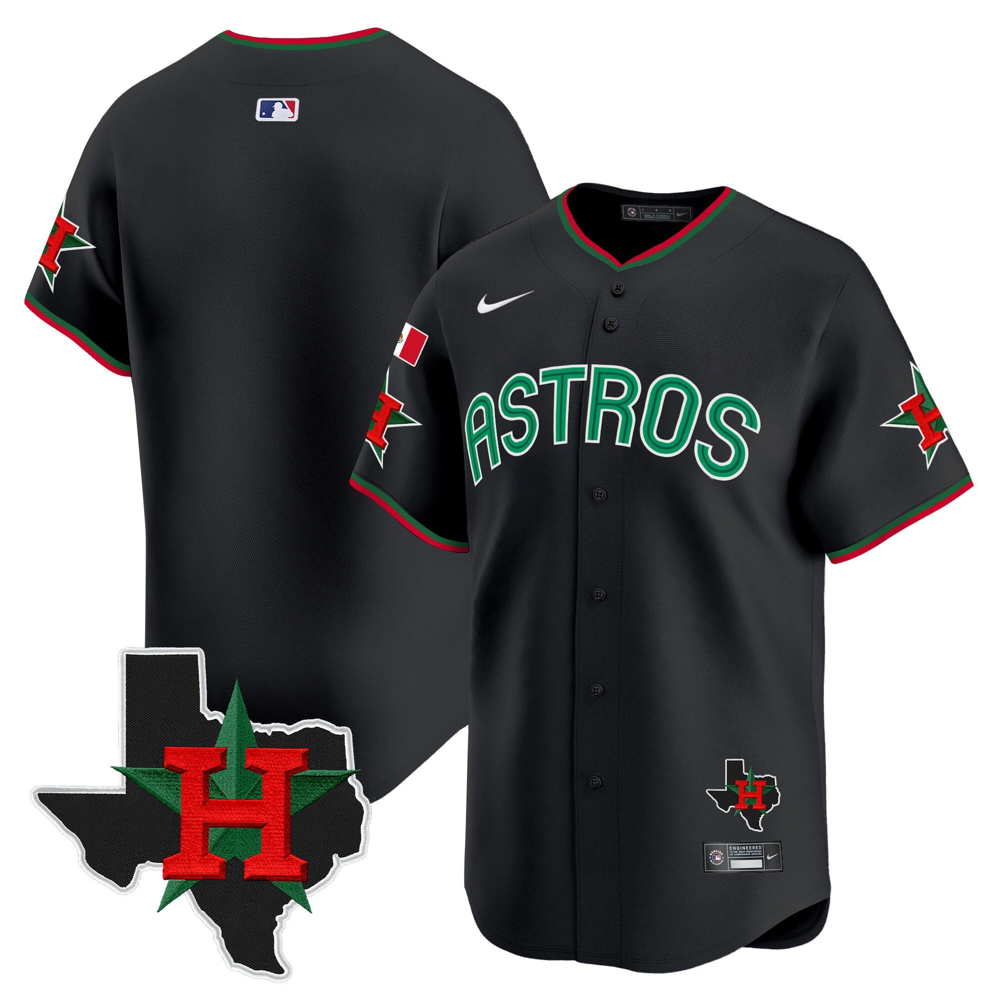 Men’s Mexico Texas Patch Vapor Premier Limited Jersey V3