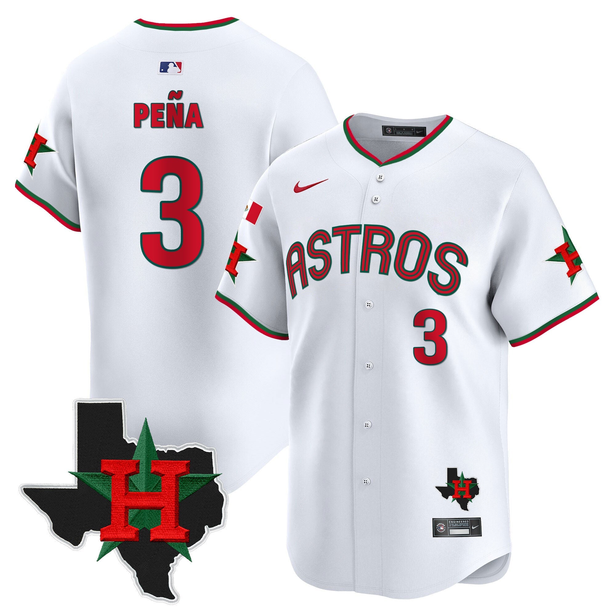 Men’s Mexico Texas Patch Vapor Premier Limited Jersey V3