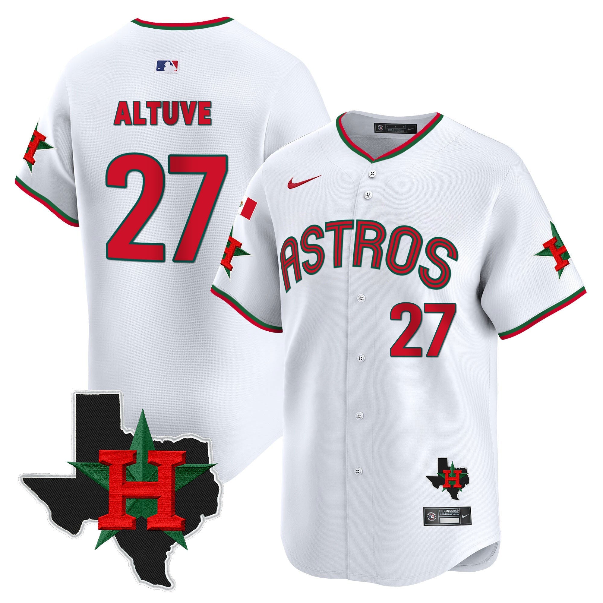 Men’s Mexico Texas Patch Vapor Premier Limited Jersey V3