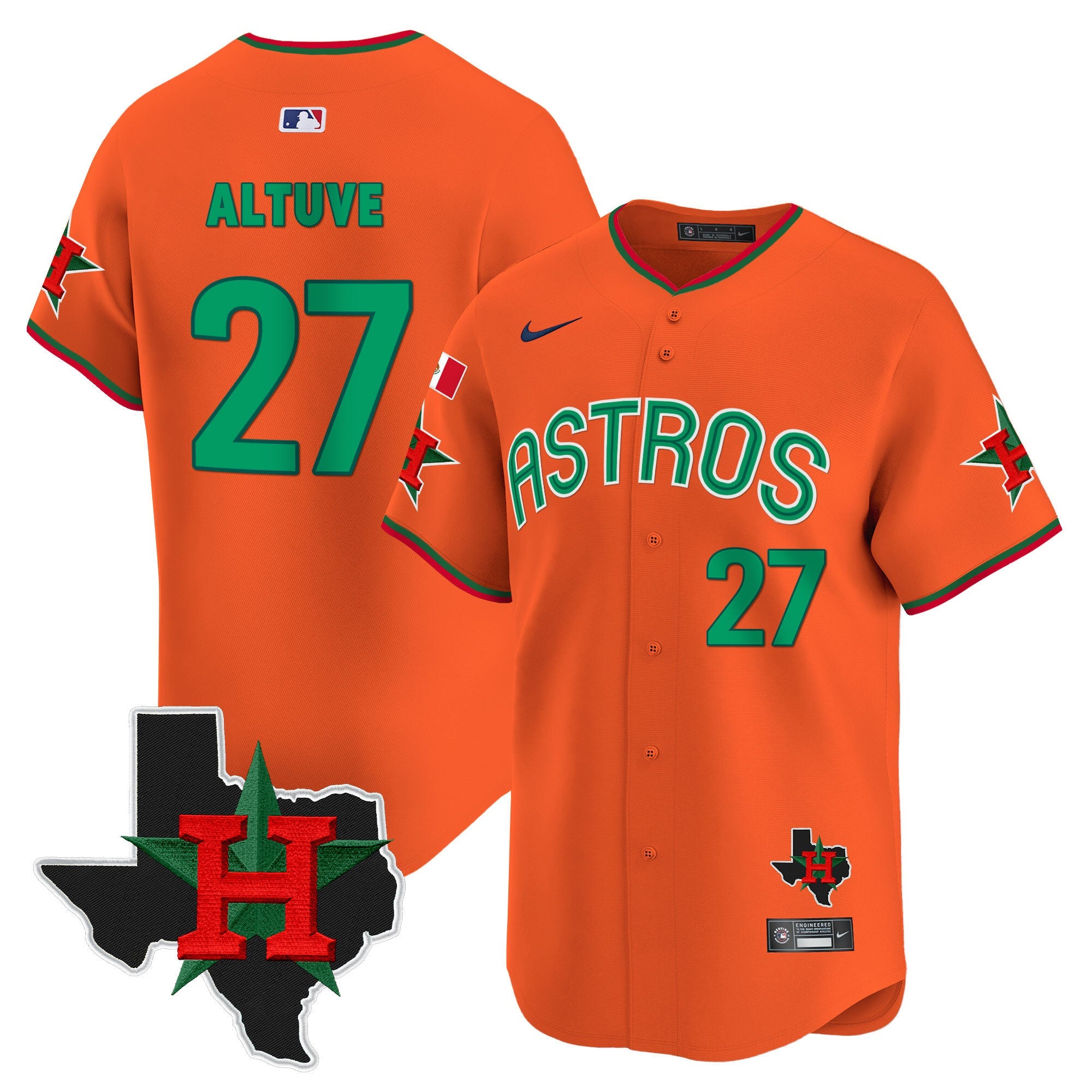 Men’s Mexico Texas Patch Vapor Premier Limited Jersey V3