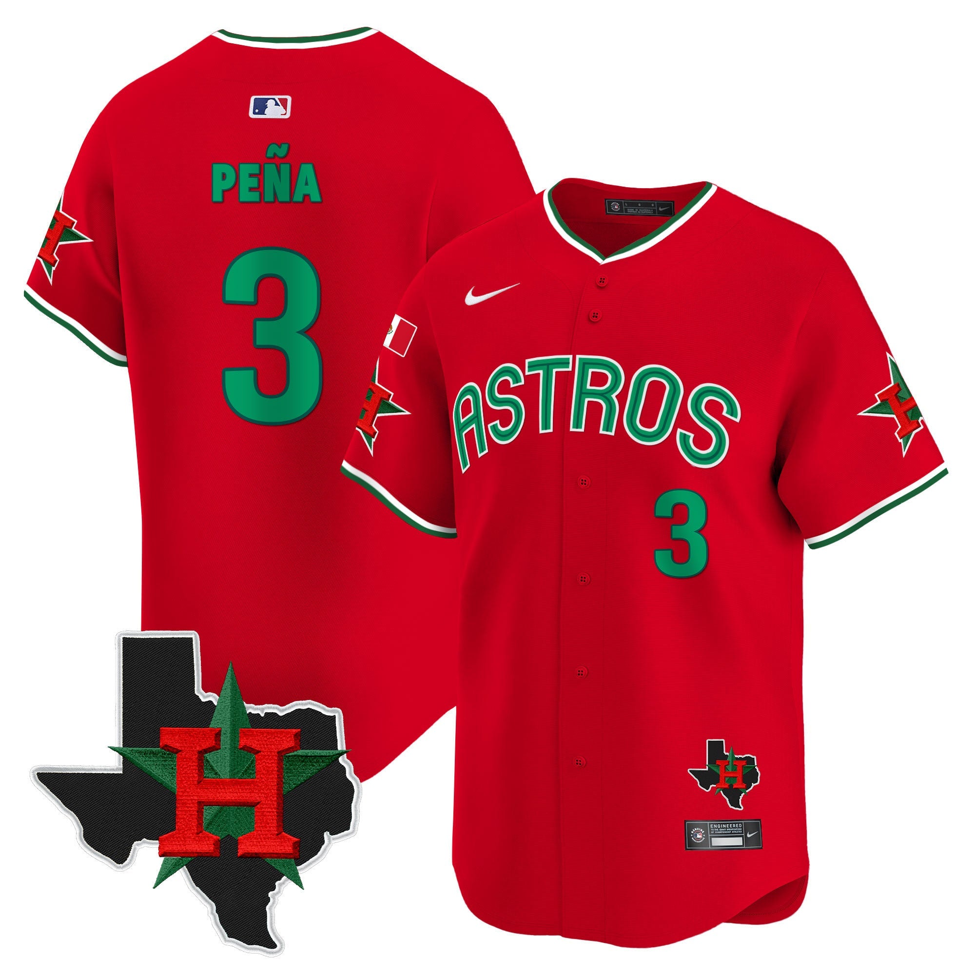 Men’s Mexico Texas Patch Vapor Premier Limited Jersey V3