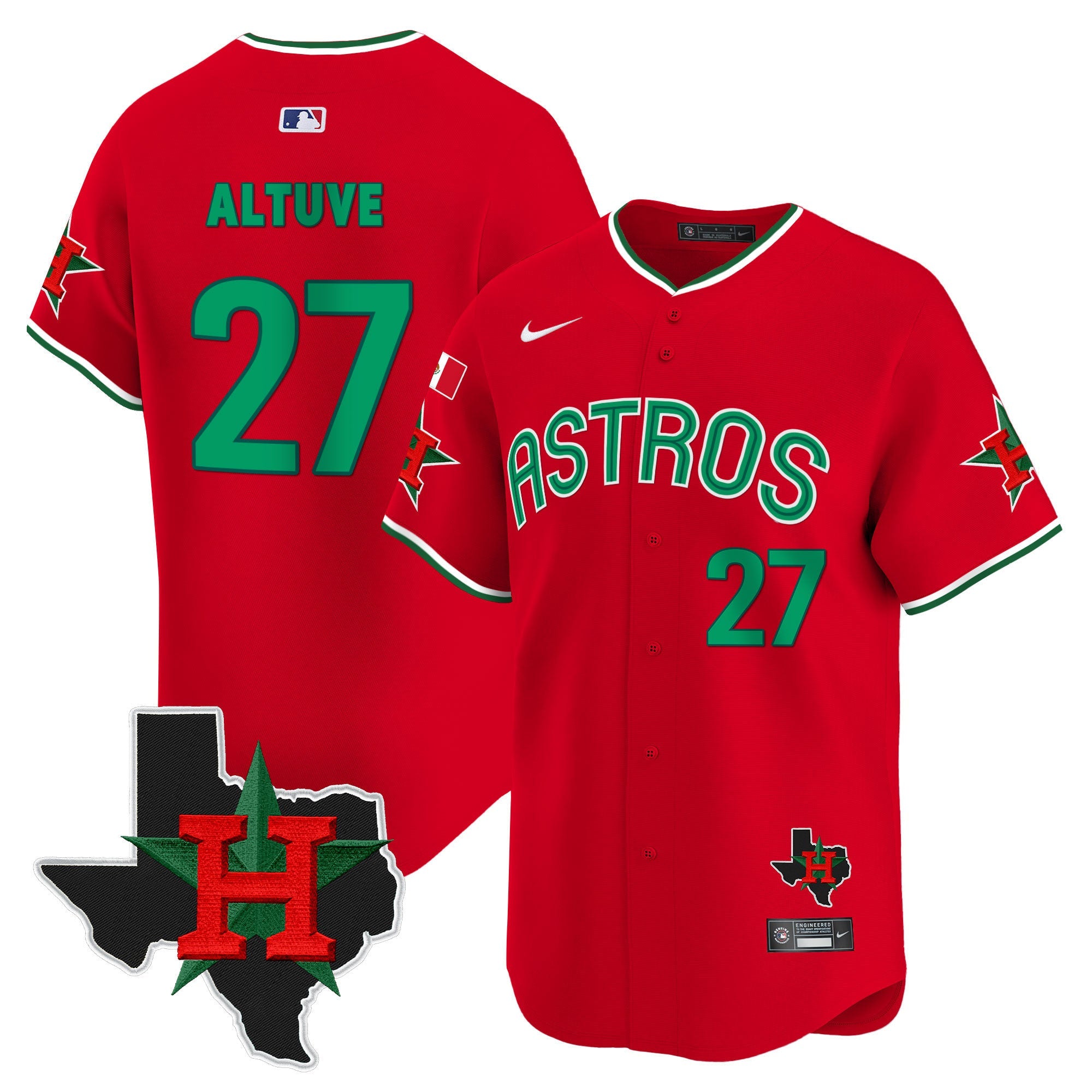 Men’s Mexico Texas Patch Vapor Premier Limited Jersey V3