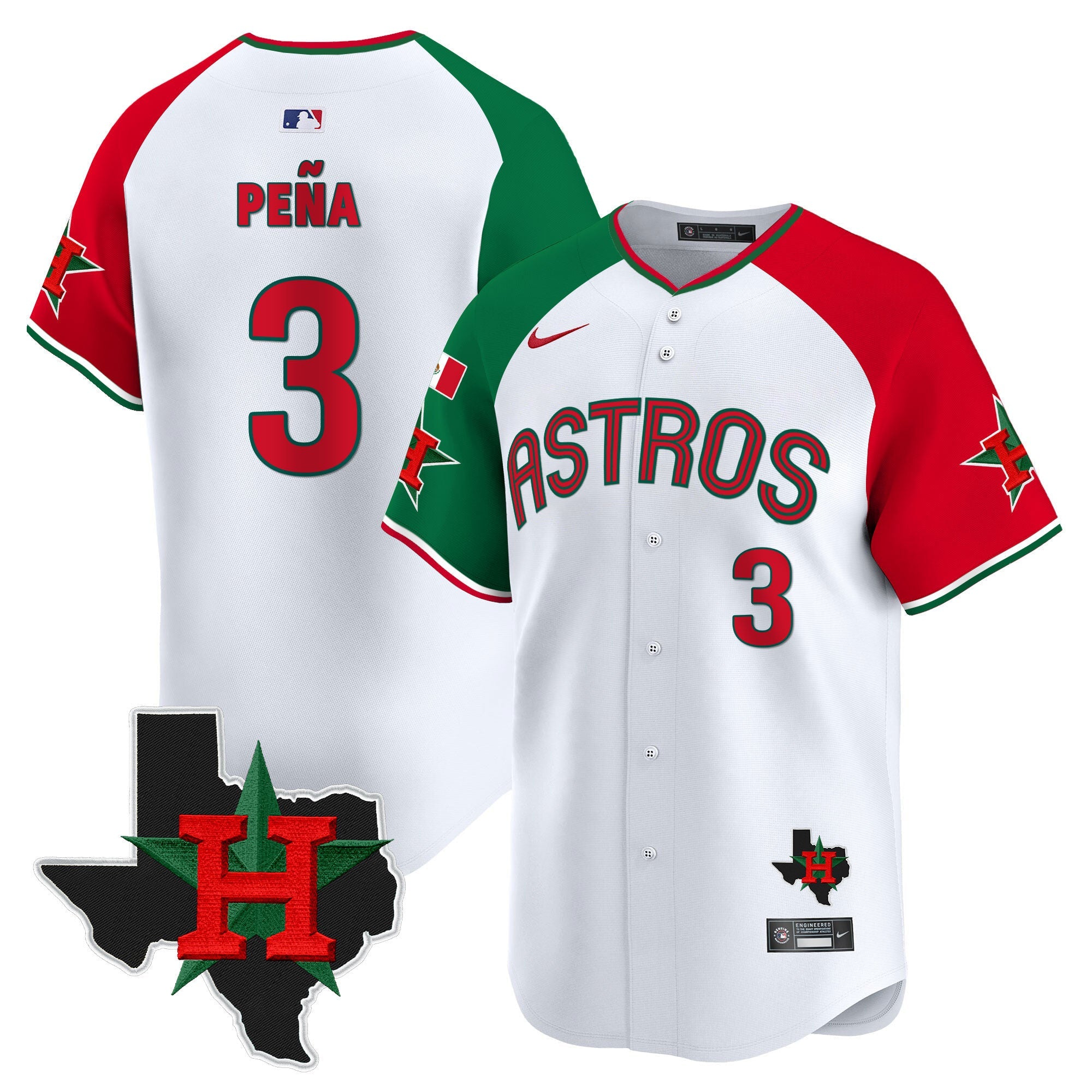 Men’s Mexico Texas Patch Vapor Premier Limited Jersey V3
