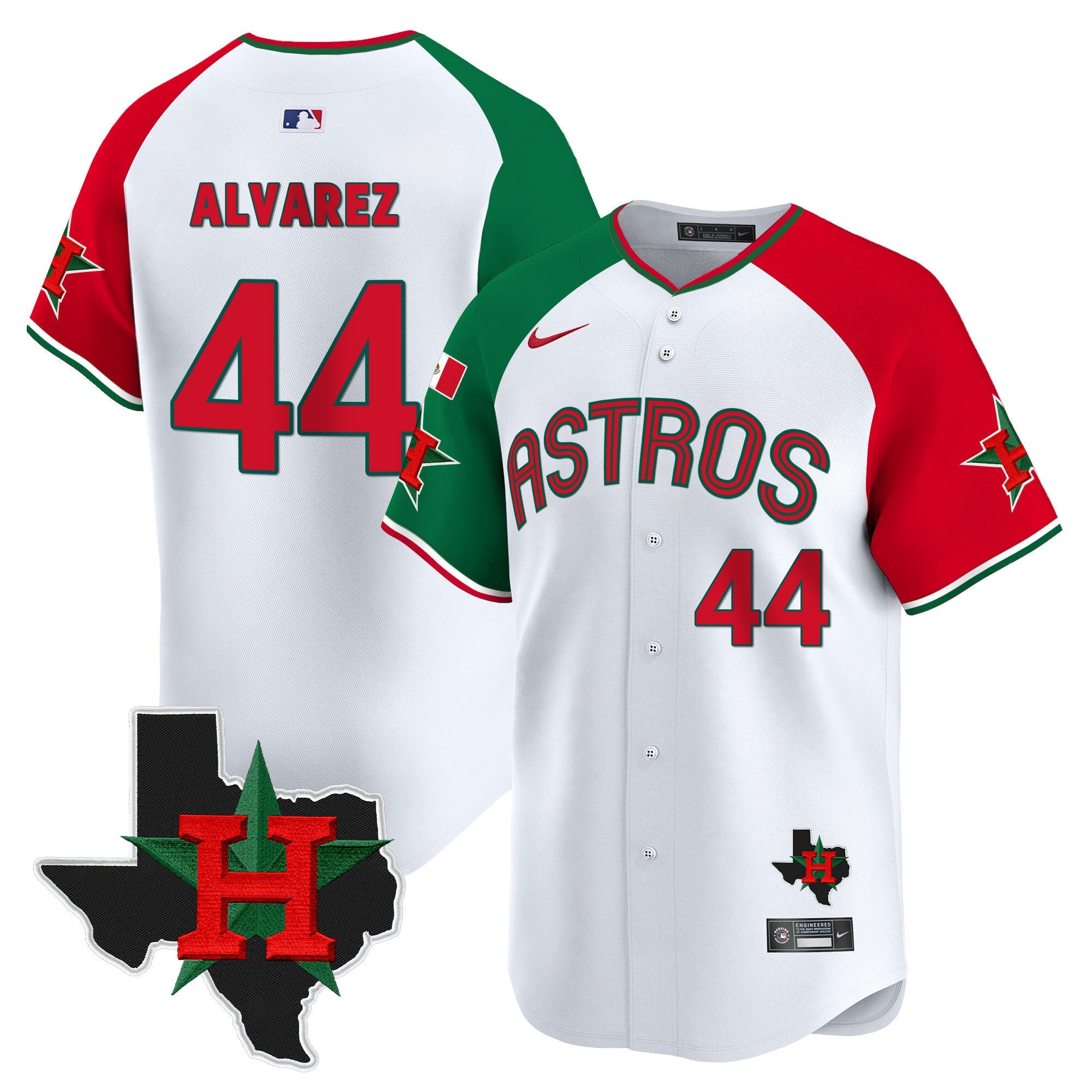 Men’s Mexico Texas Patch Vapor Premier Limited Jersey V3