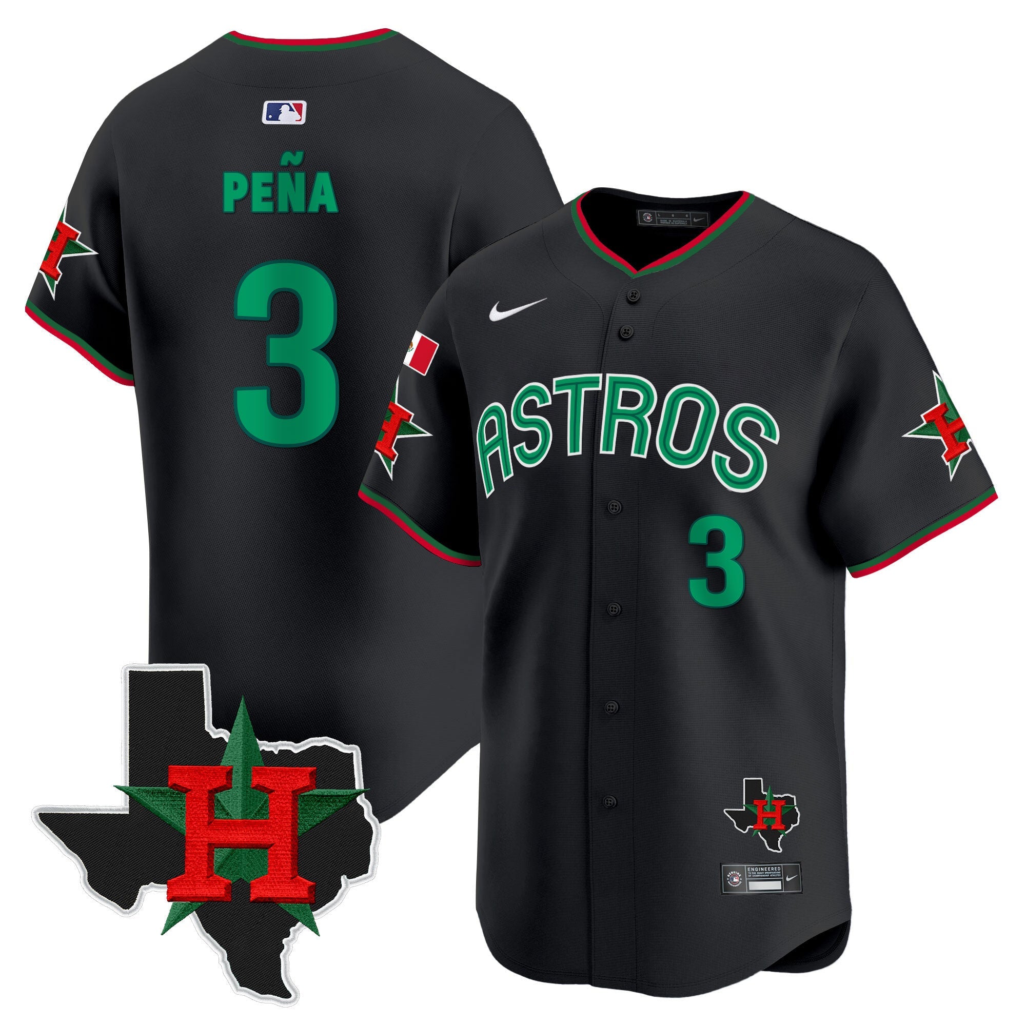 Men’s Mexico Texas Patch Vapor Premier Limited Jersey V3