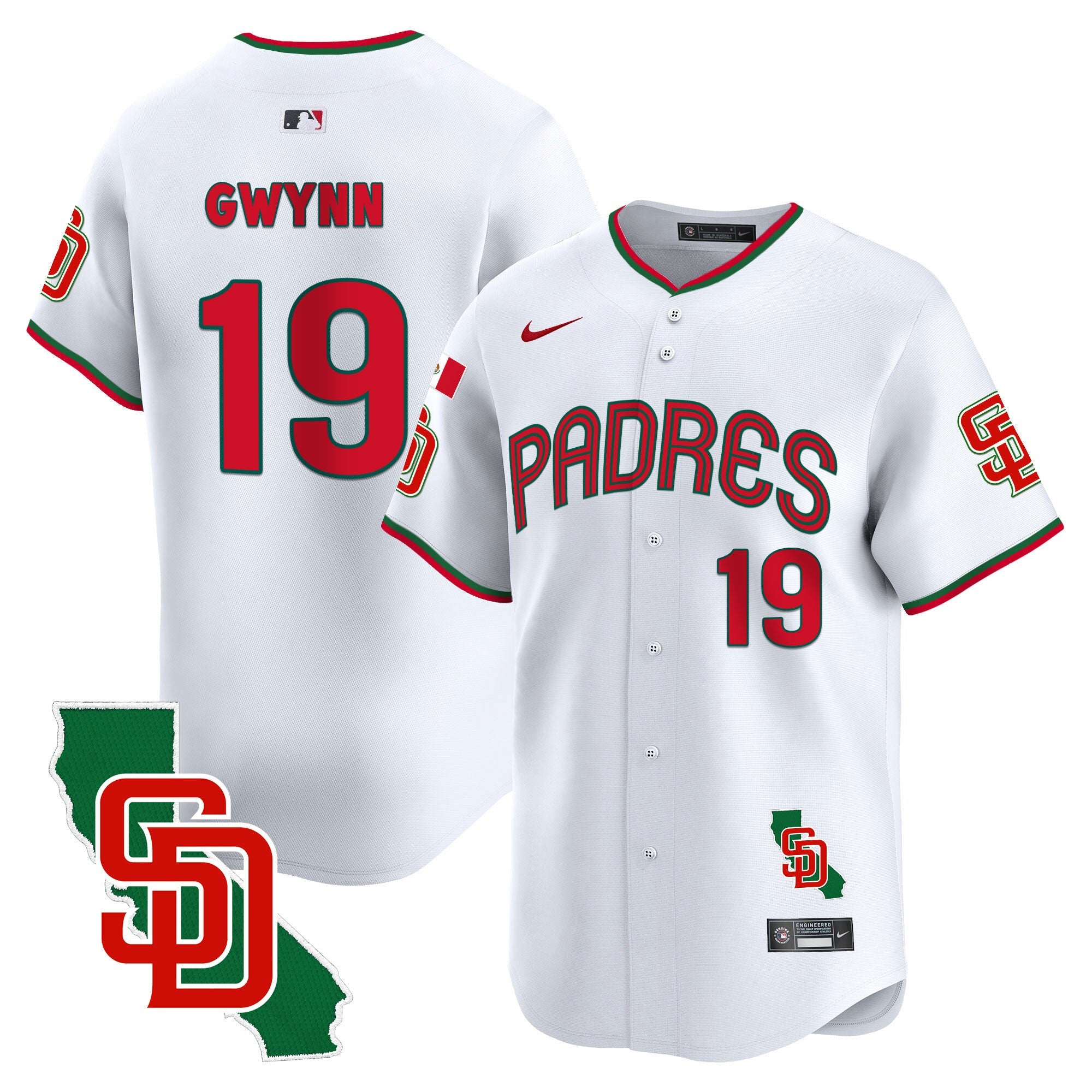 Men’s Mexico California Patch Vapor Premier Limited Jersey V4
