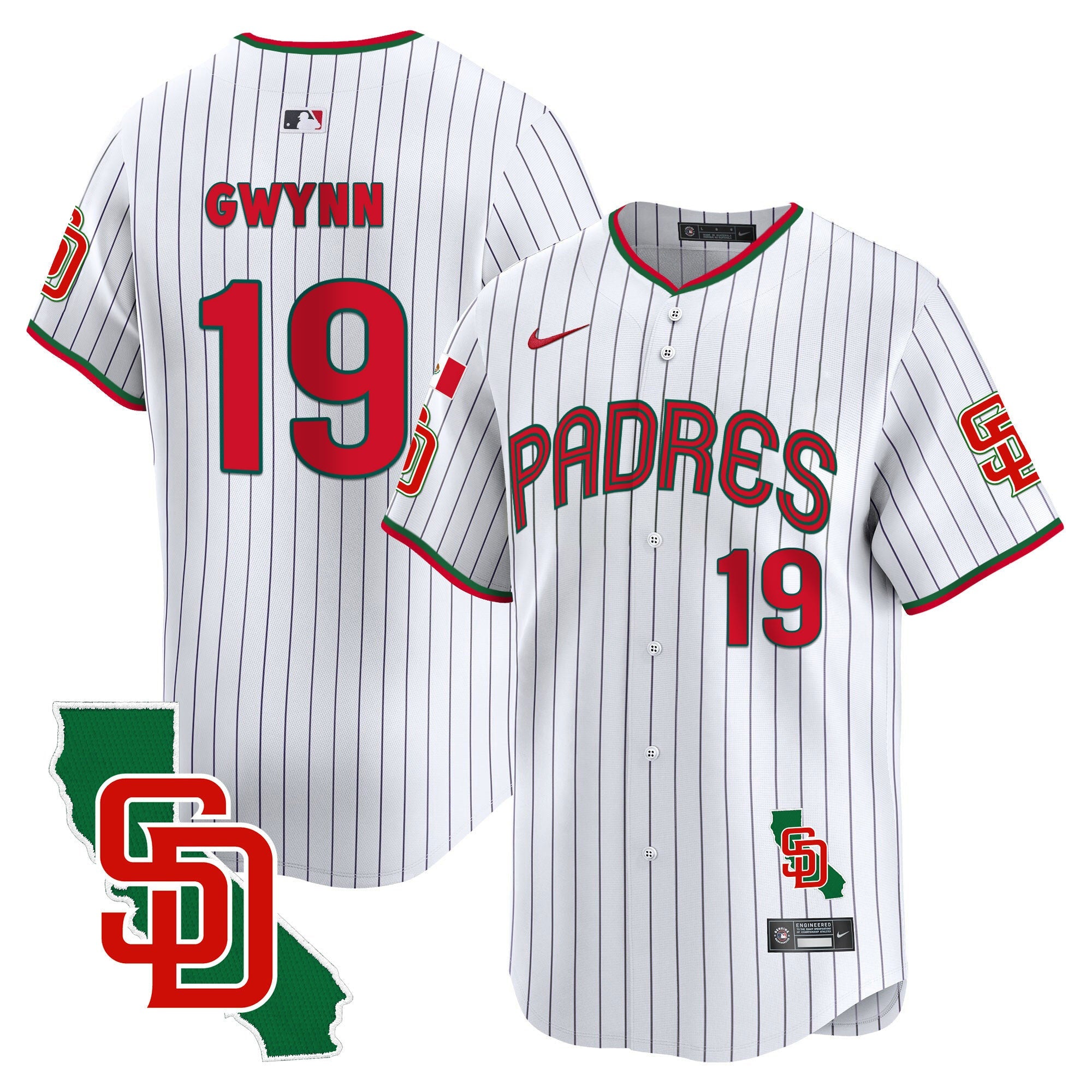 Men’s Mexico California Patch Vapor Premier Limited Jersey V4