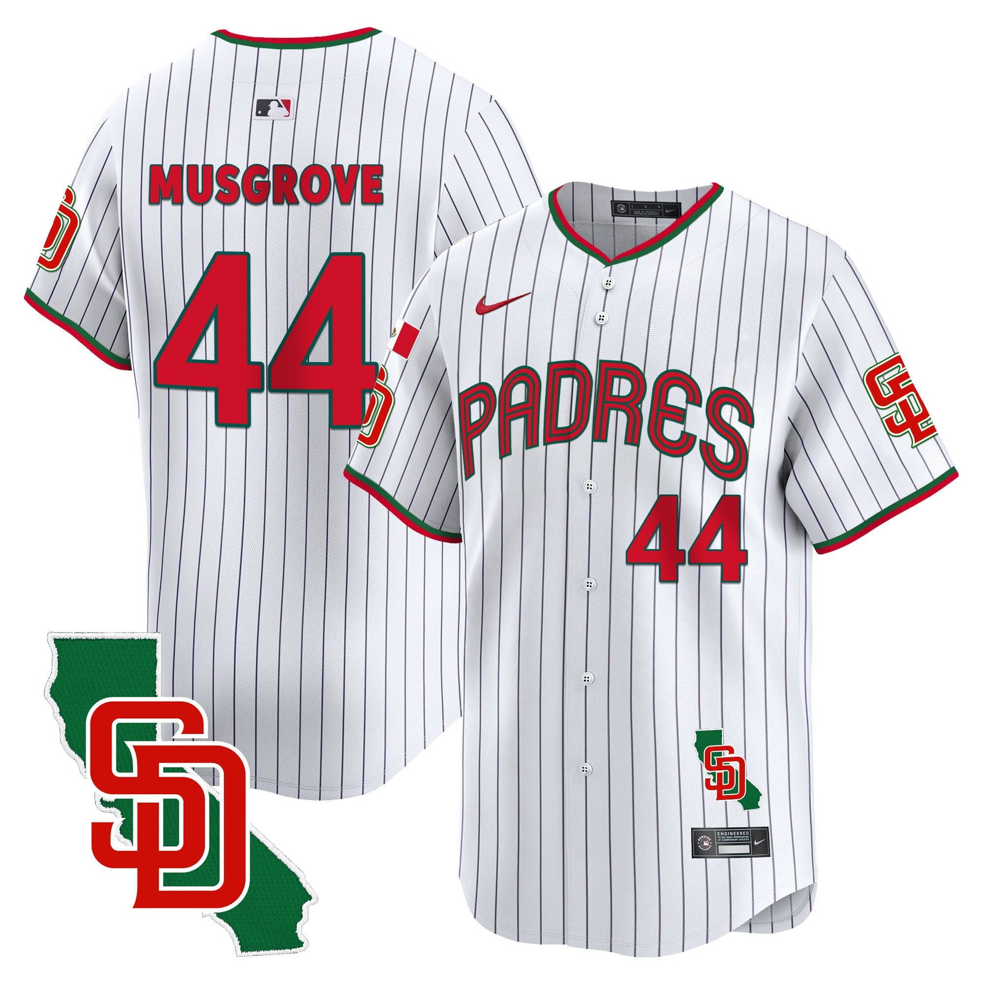 Men’s Mexico California Patch Vapor Premier Limited Jersey V4