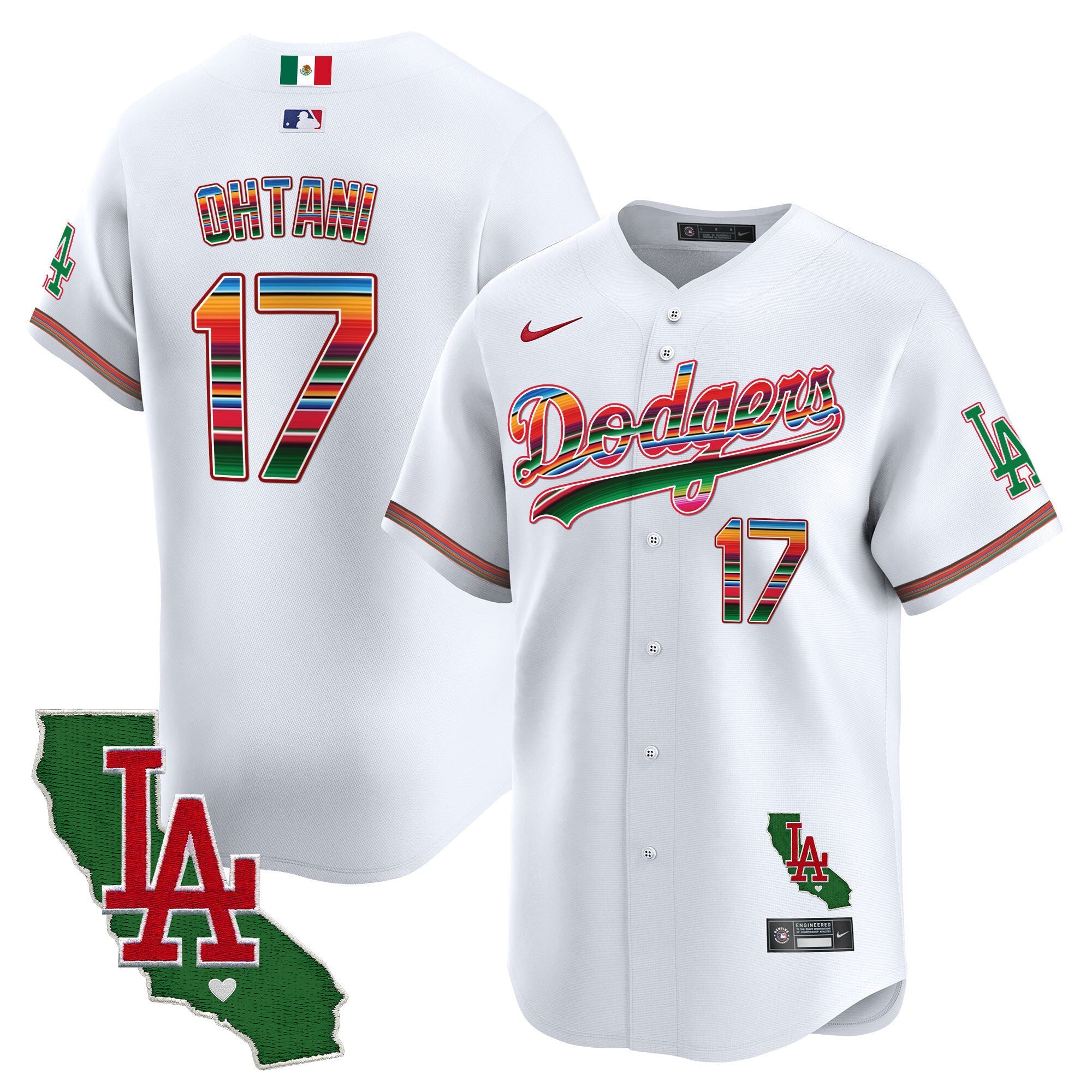 Men’s Mexico California Patch Vapor Premier Limited Jersey V2