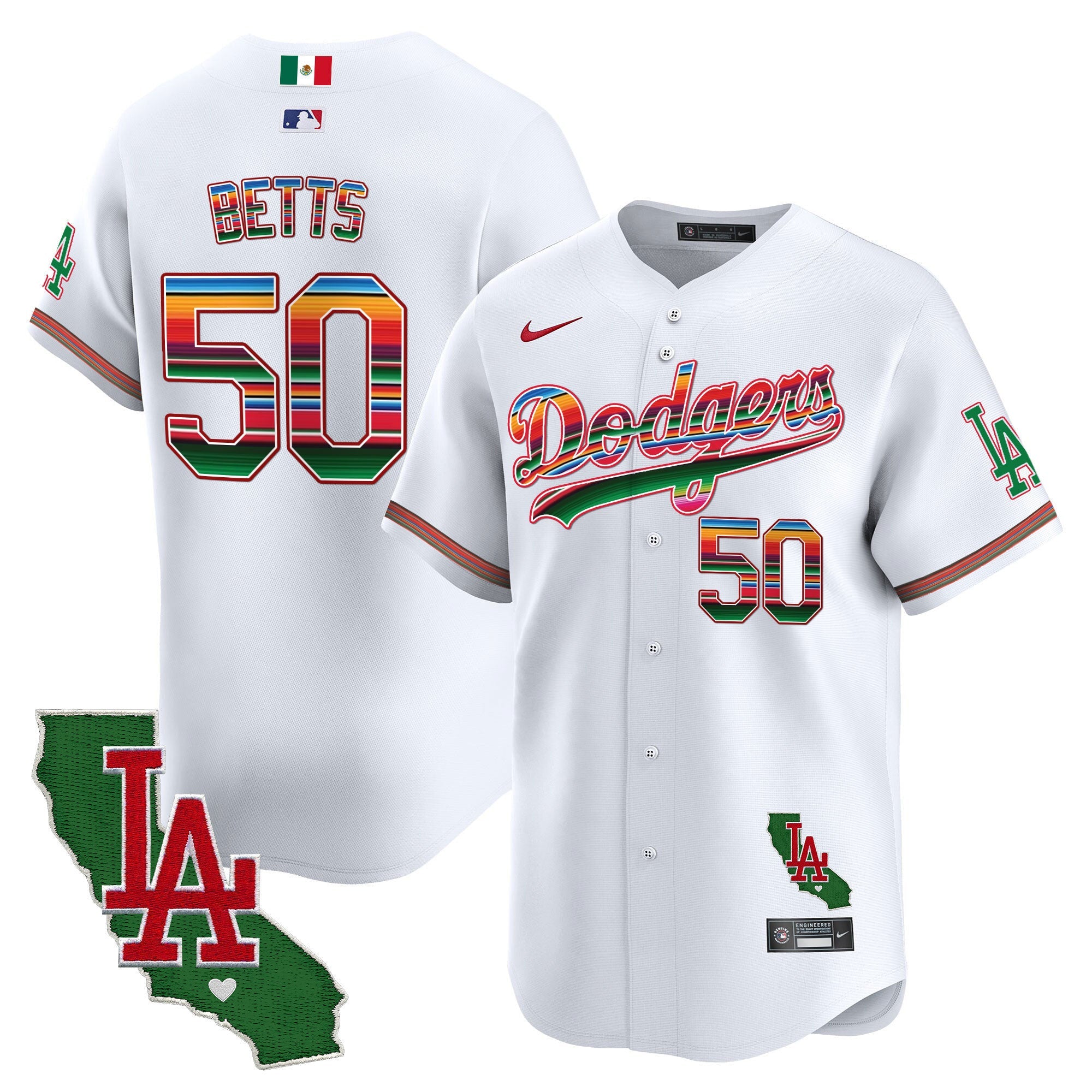 Men’s Mexico California Patch Vapor Premier Limited Jersey V2