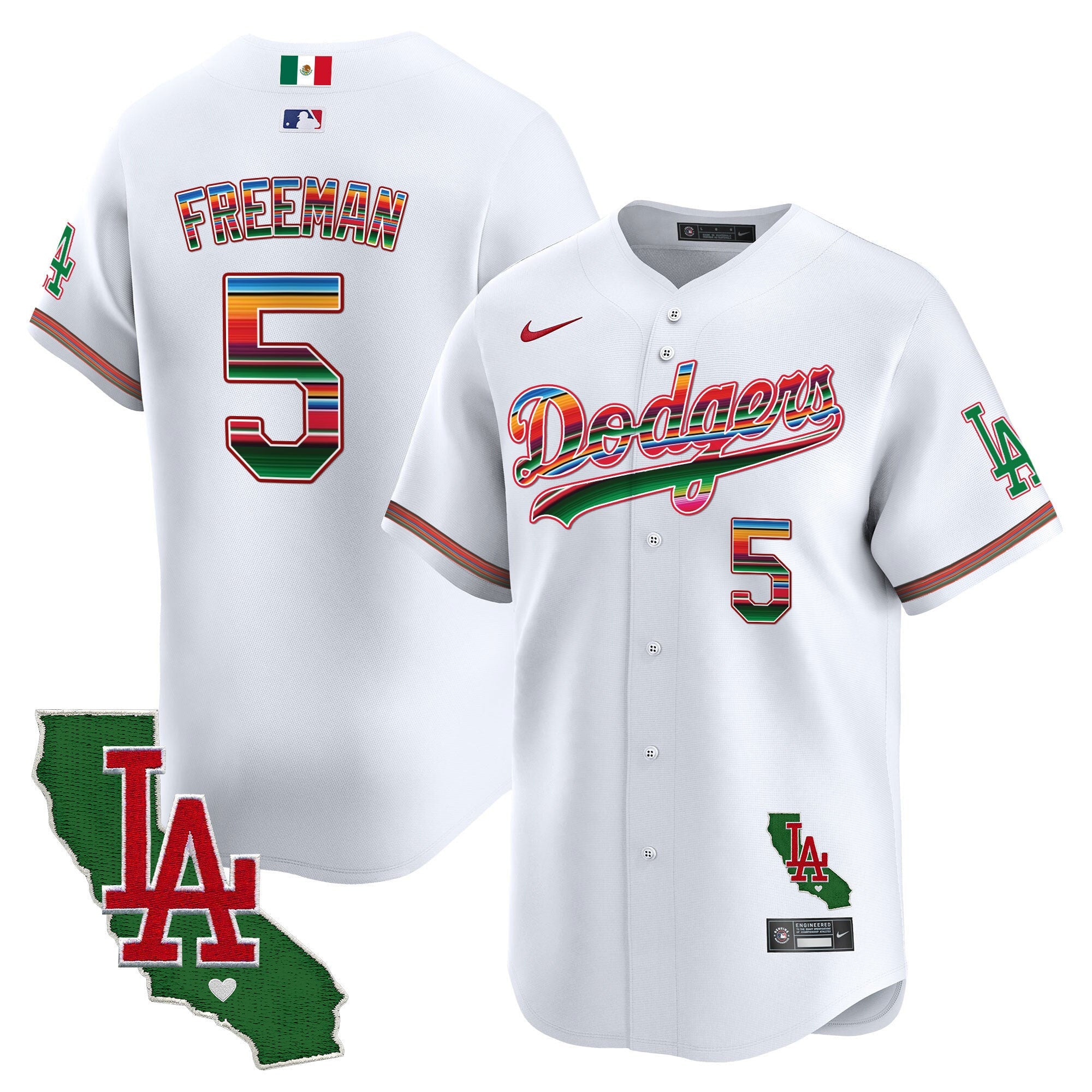 Men’s Mexico California Patch Vapor Premier Limited Jersey V2