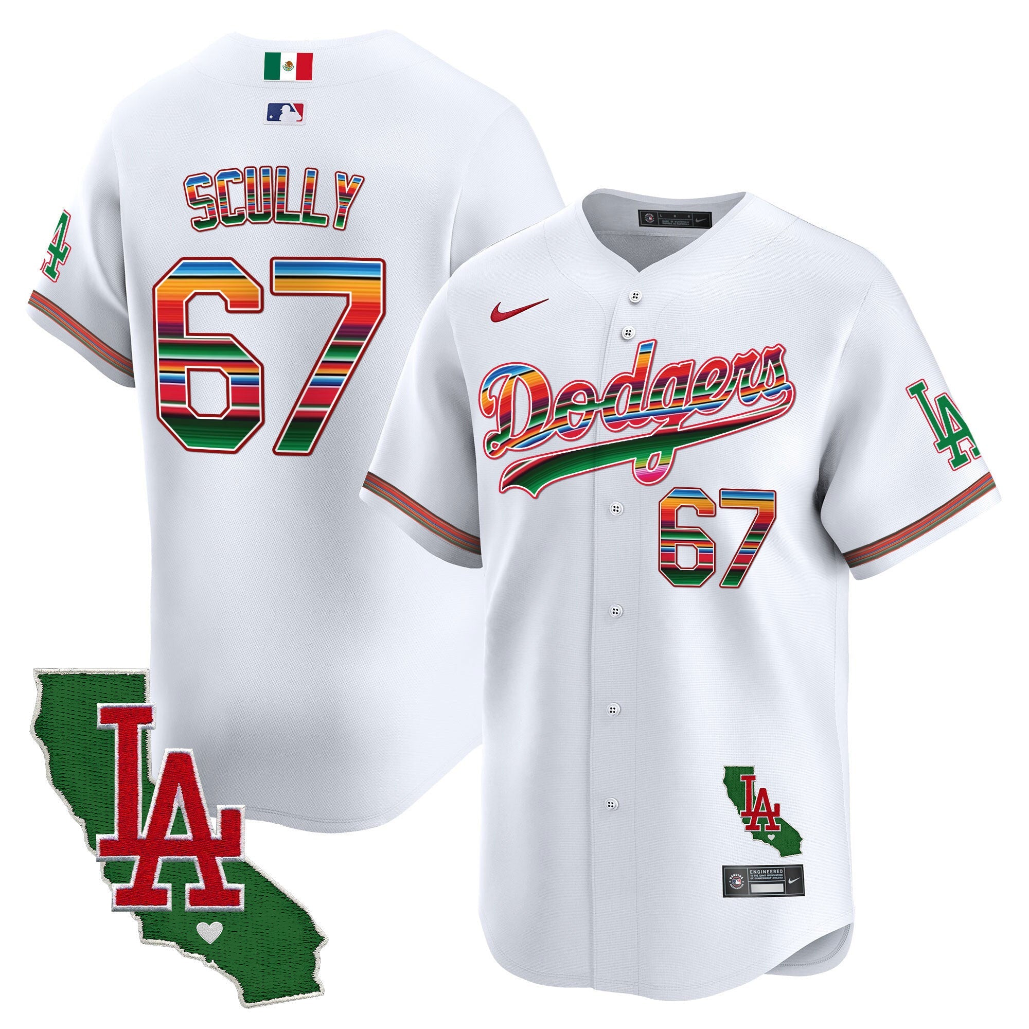 Men’s Mexico California Patch Vapor Premier Limited Jersey V2