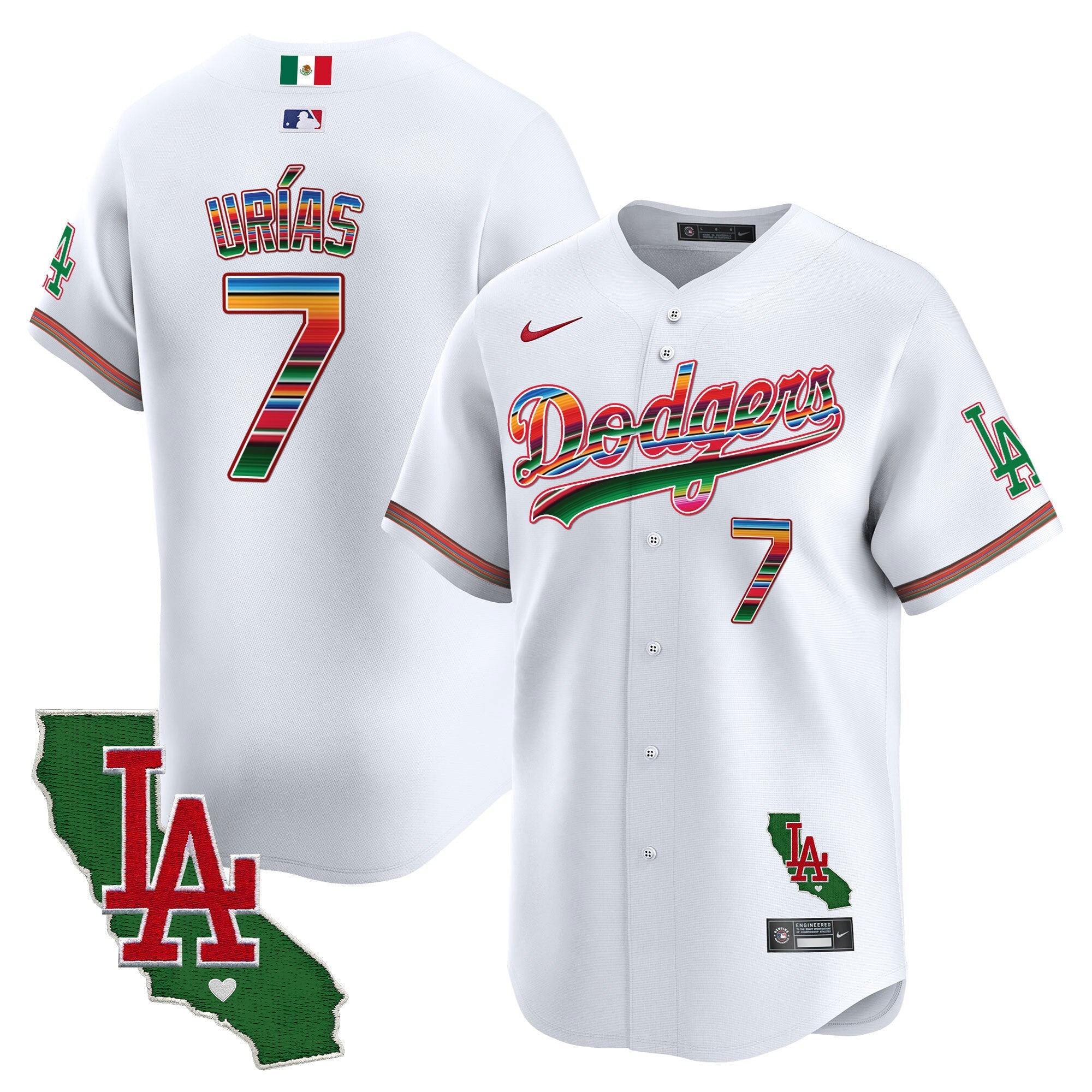 Men’s Mexico California Patch Vapor Premier Limited Jersey V2