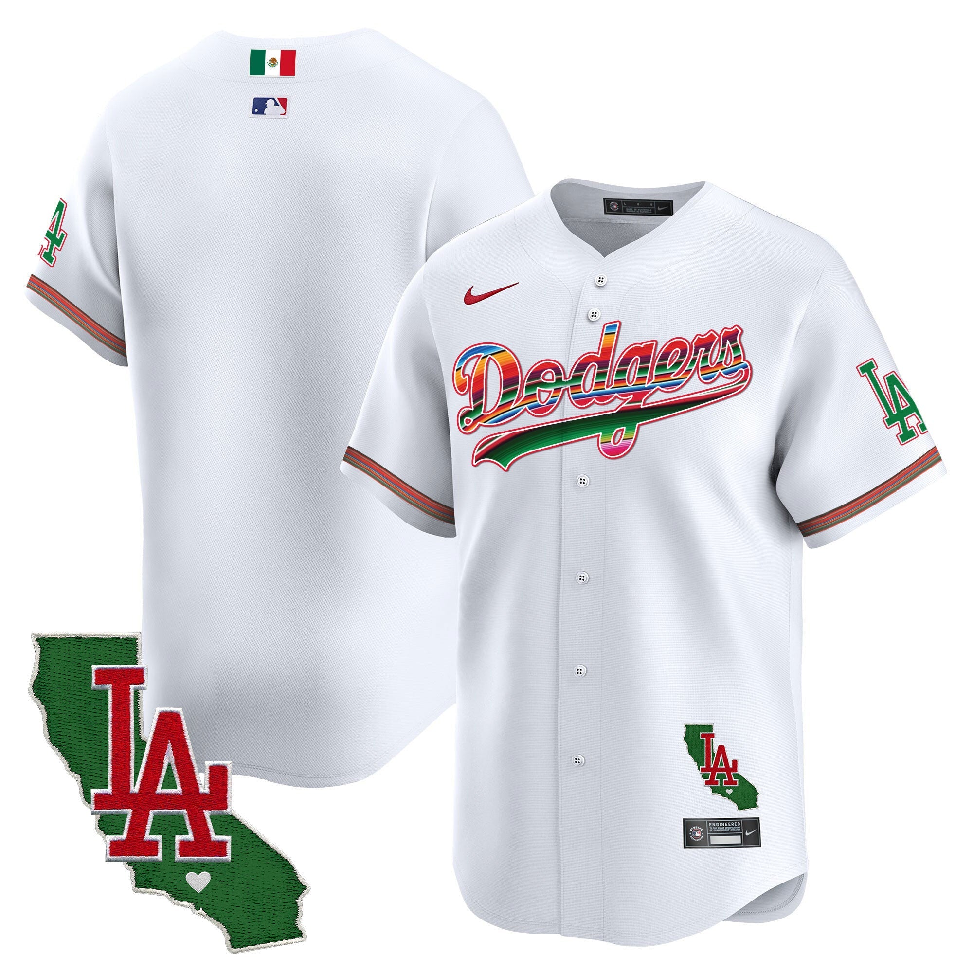 Men’s Mexico California Patch Vapor Premier Limited Jersey V2