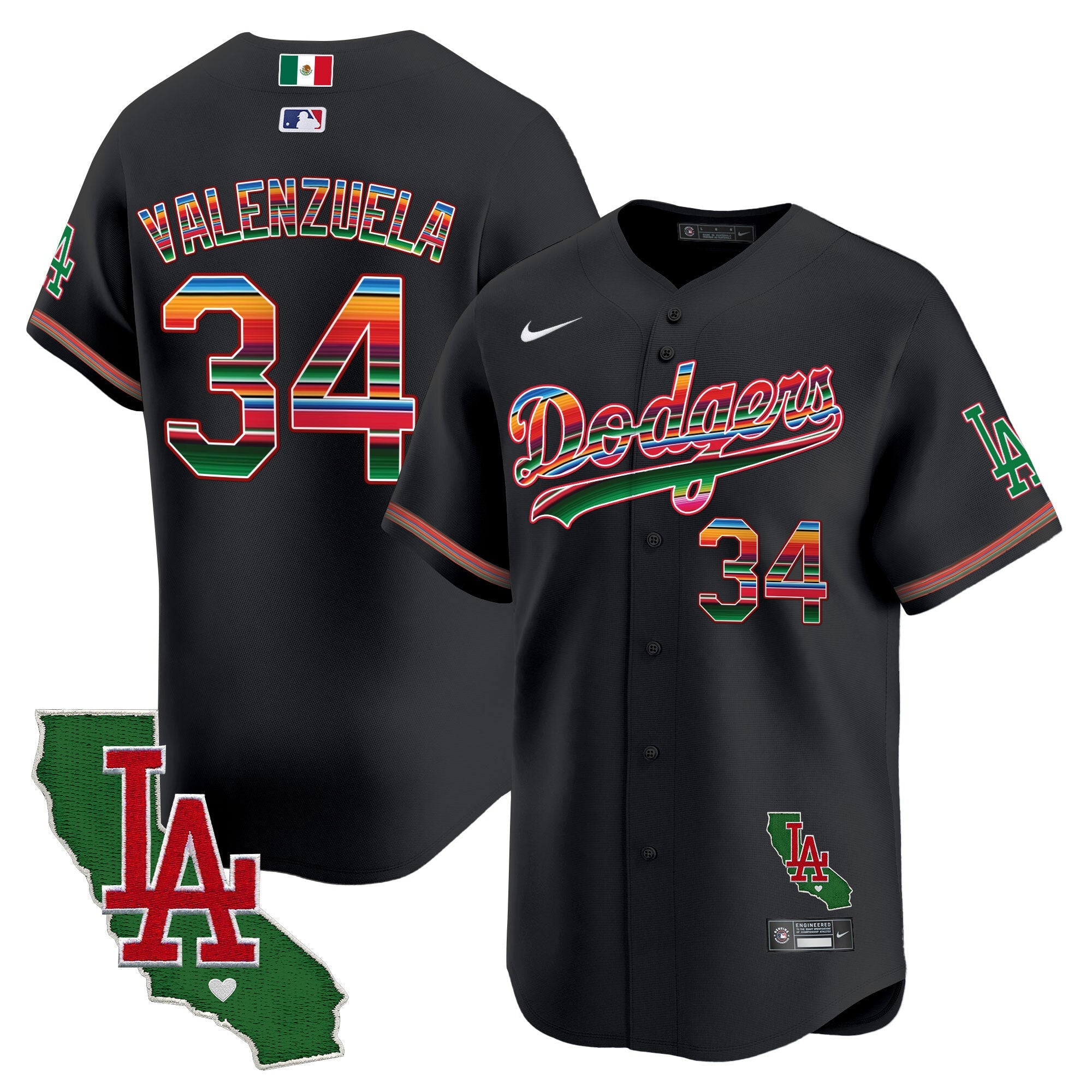Men’s Mexico California Patch Vapor Premier Limited Jersey V2