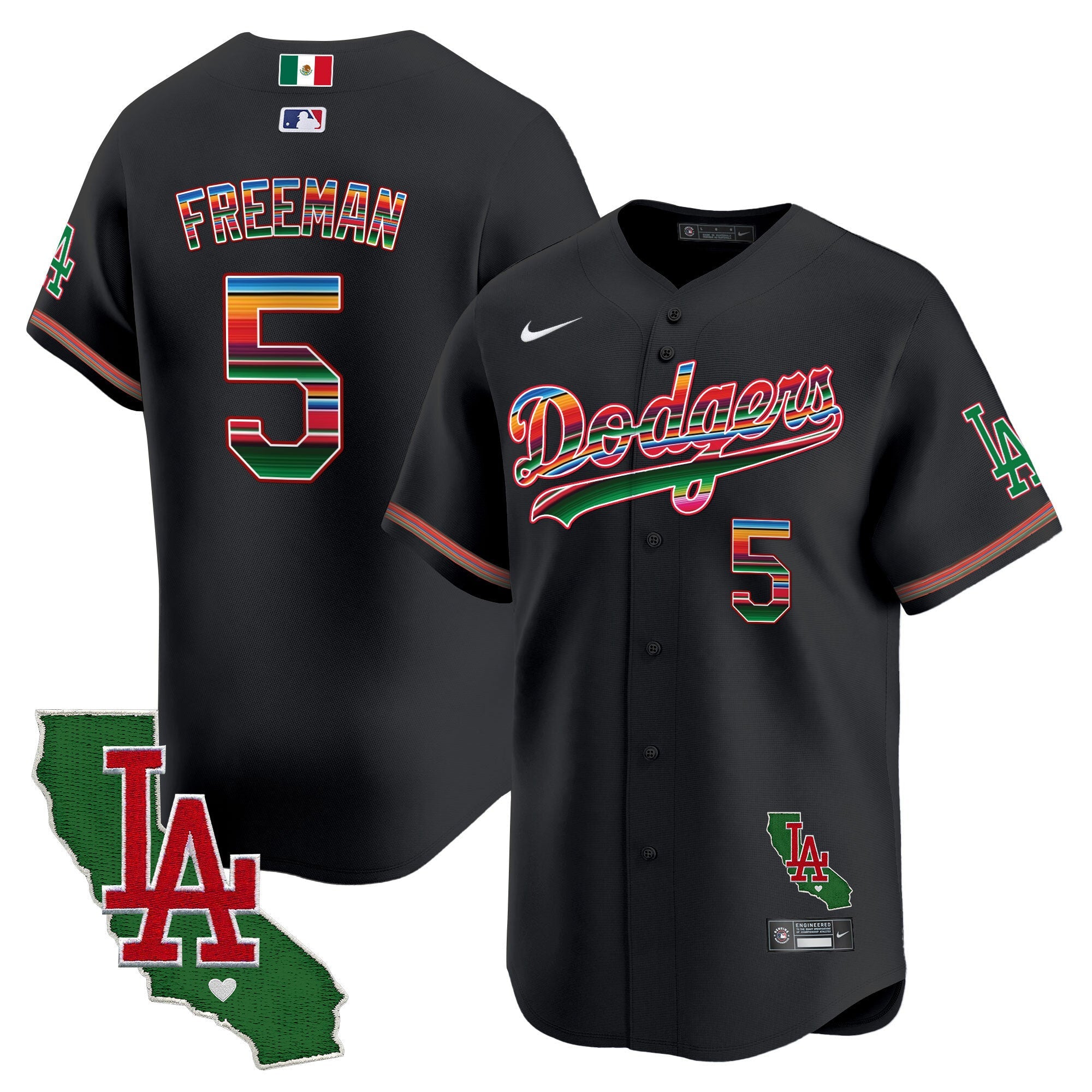 Men’s Mexico California Patch Vapor Premier Limited Jersey V2