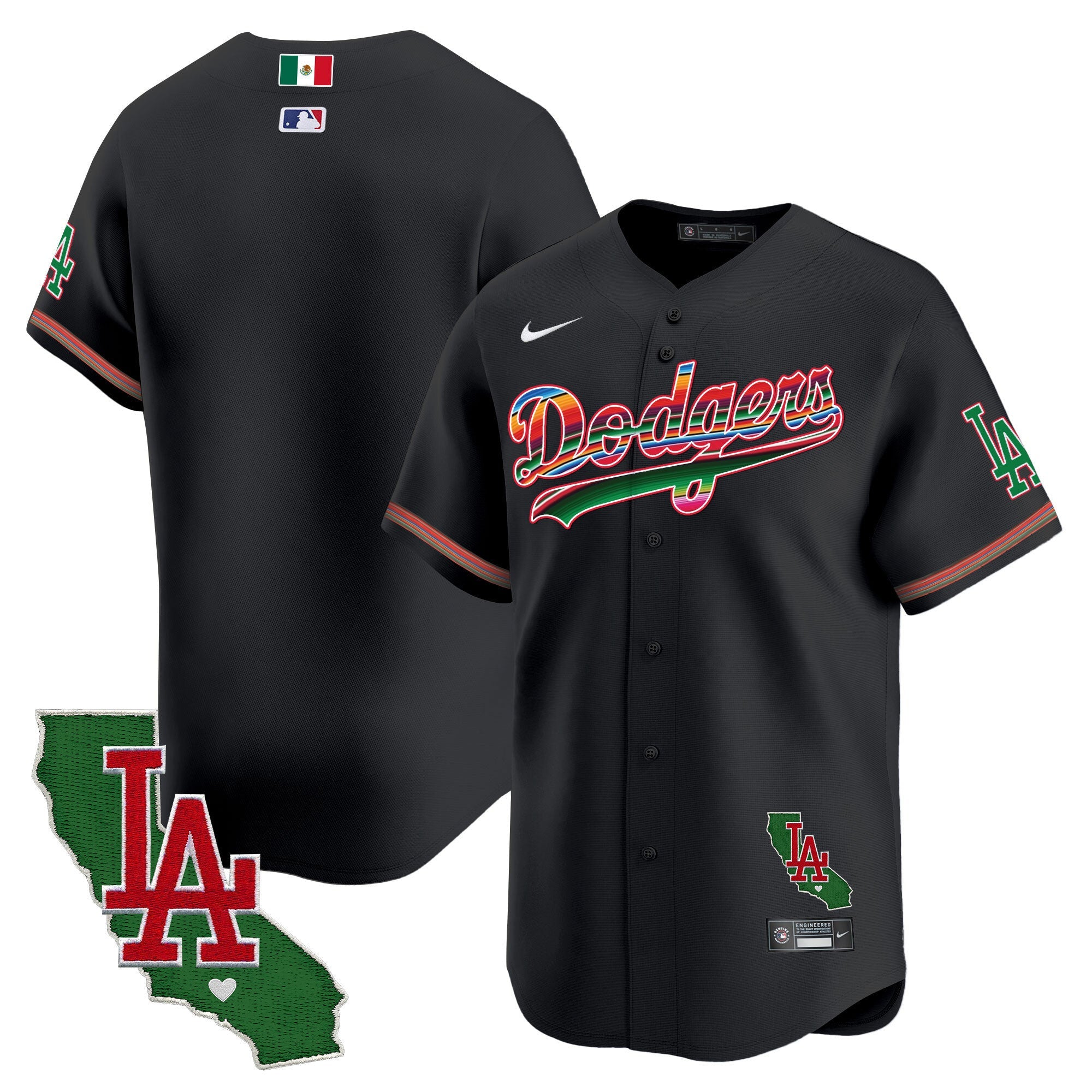 Men’s Mexico California Patch Vapor Premier Limited Jersey V2