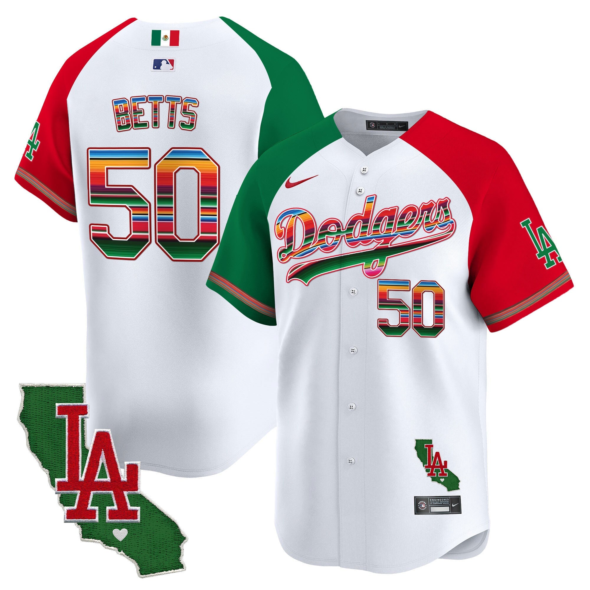 Men’s Mexico California Patch Vapor Premier Limited Jersey V2