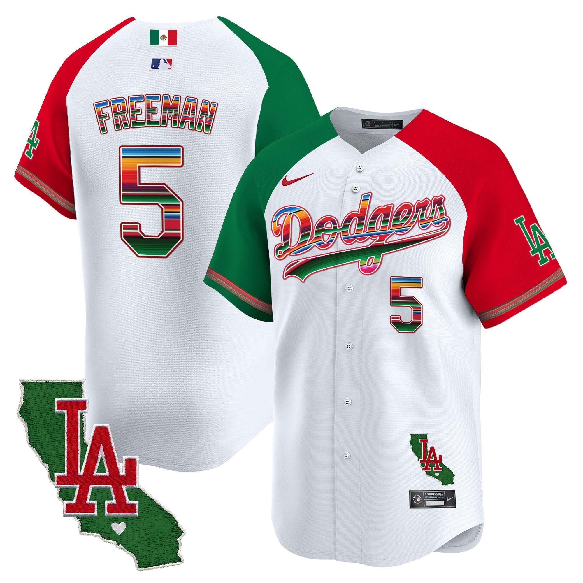 Men’s Mexico California Patch Vapor Premier Limited Jersey V2