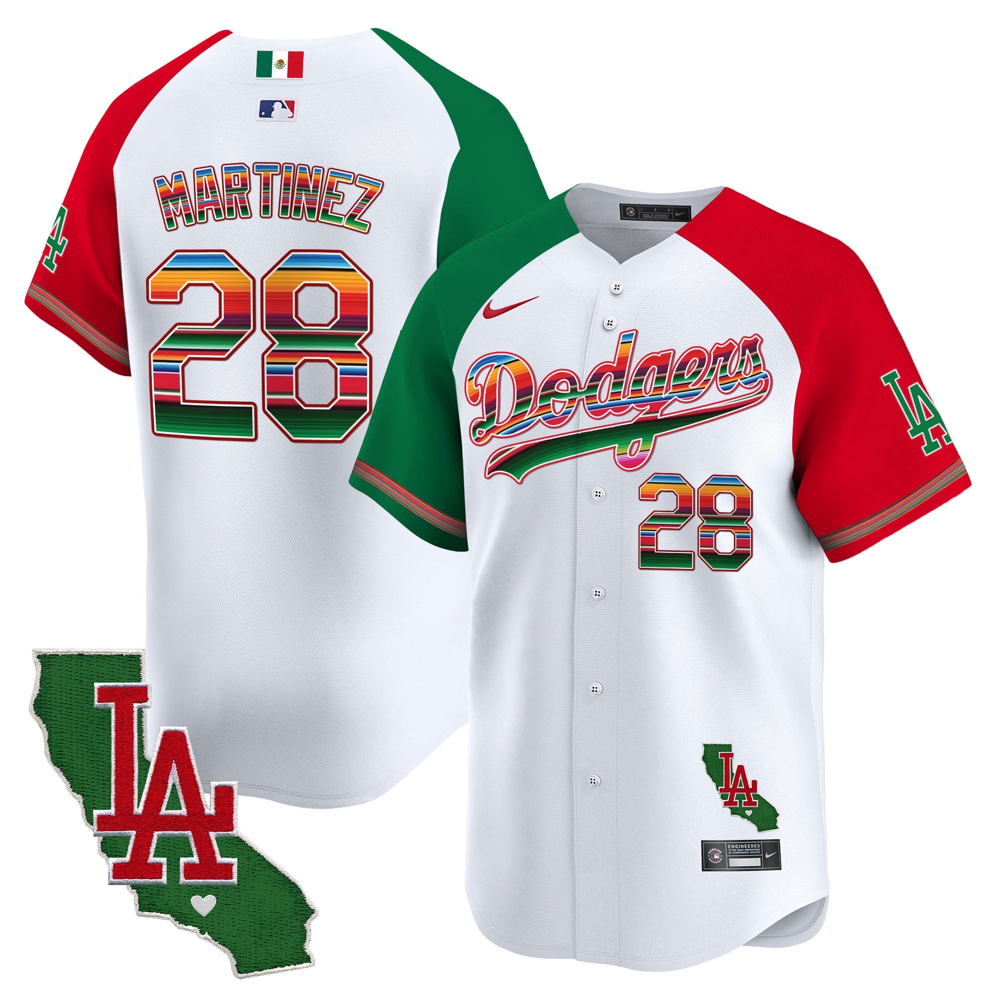 Men’s Mexico California Patch Vapor Premier Limited Jersey V2
