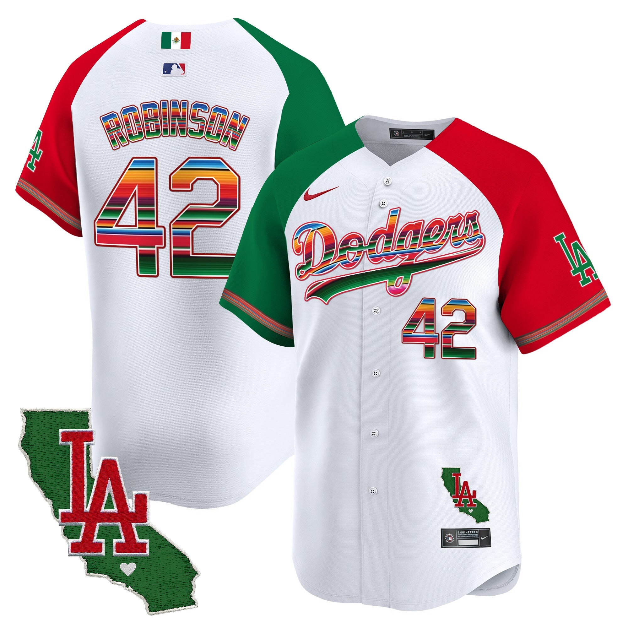 Men’s Mexico California Patch Vapor Premier Limited Jersey V2
