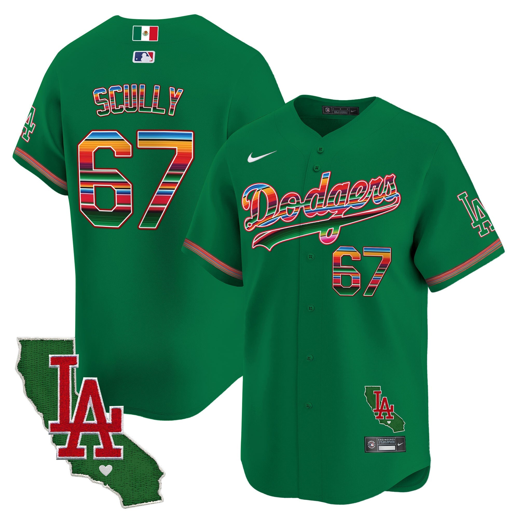 Men’s Mexico California Patch Vapor Premier Limited Jersey V2