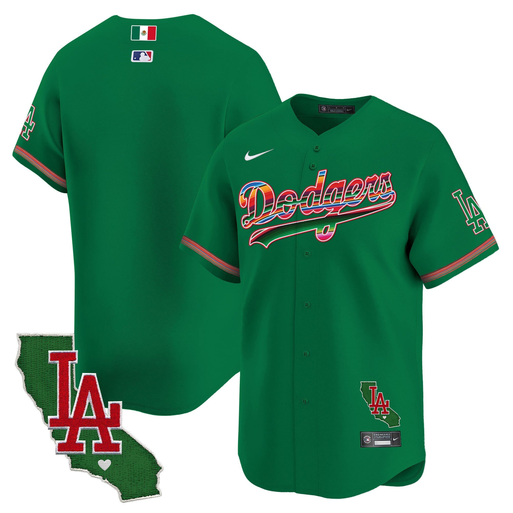 Men’s Mexico California Patch Vapor Premier Limited Jersey V2