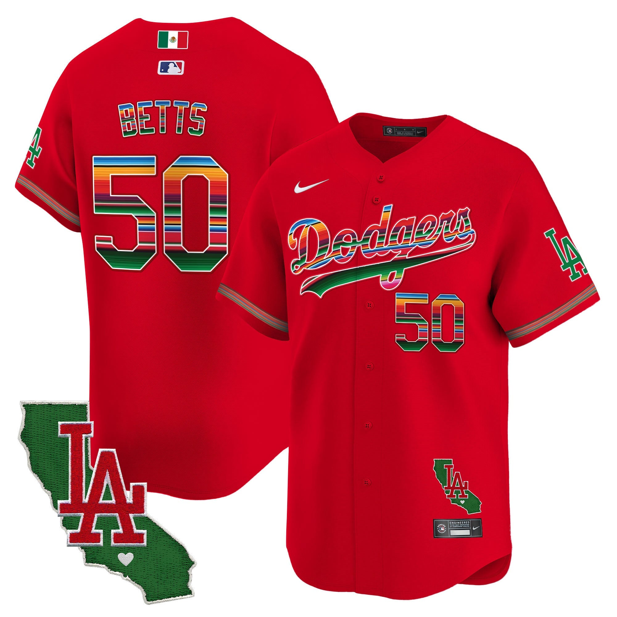 Men’s Mexico California Patch Vapor Premier Limited Jersey V2