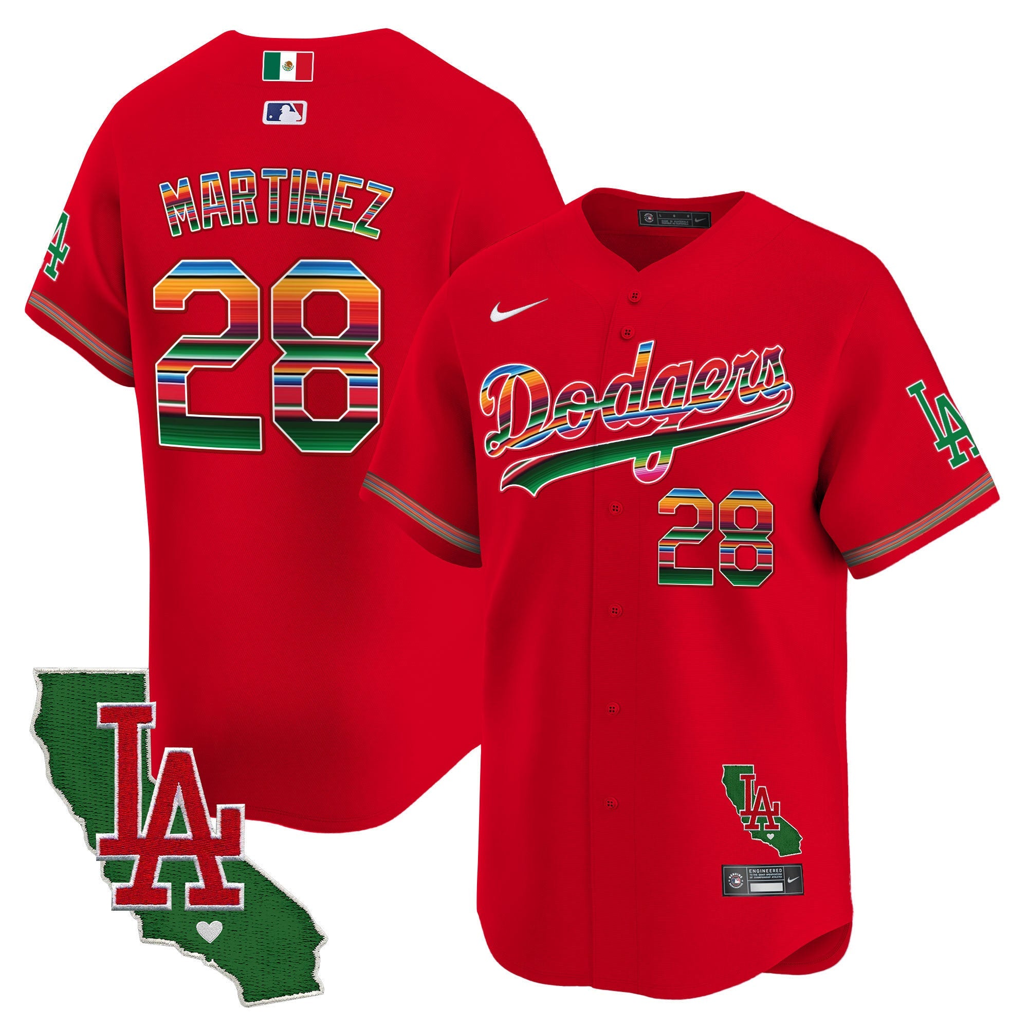 Men’s Mexico California Patch Vapor Premier Limited Jersey V2