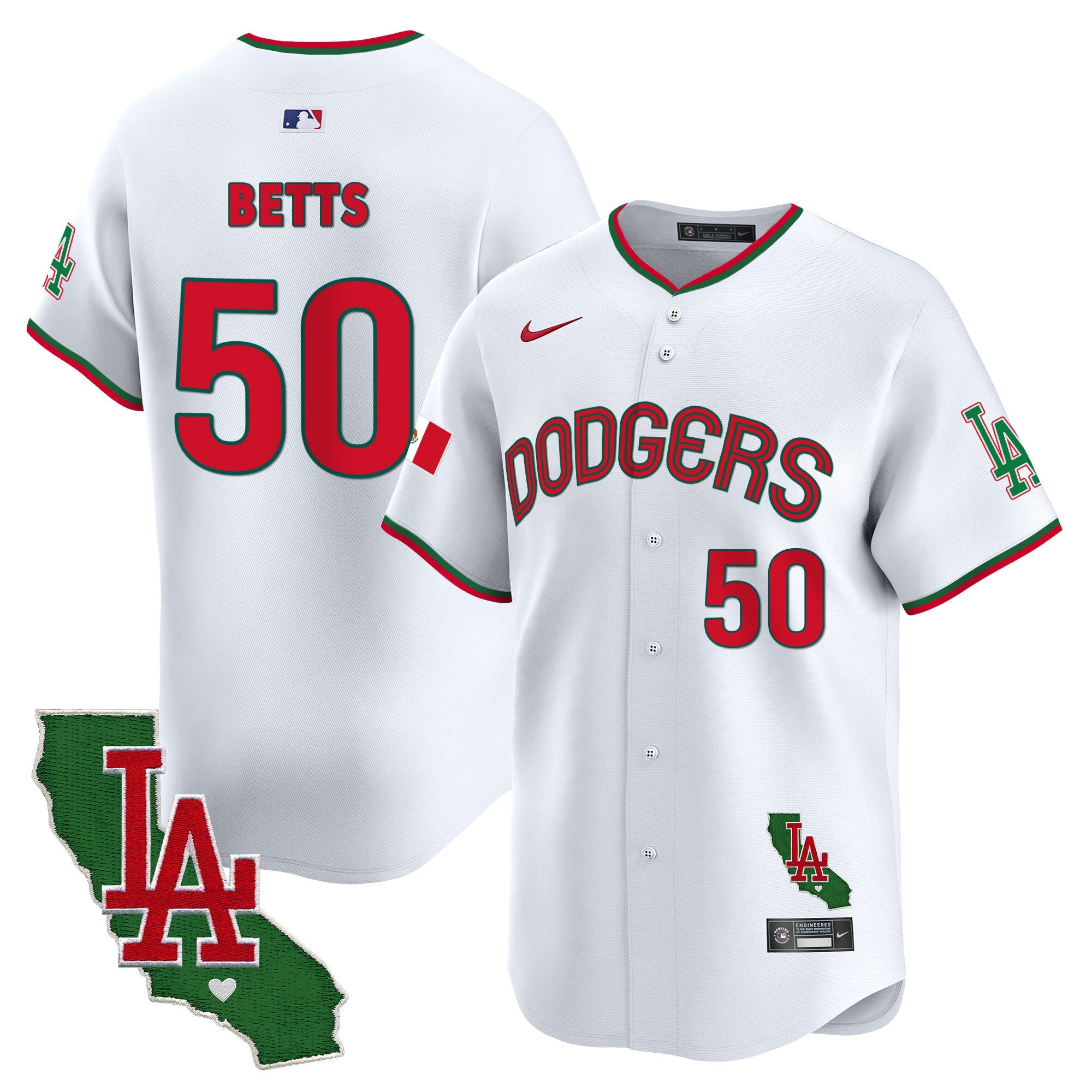 Men’s Mexico California Patch Vapor Premier Limited Jersey V3