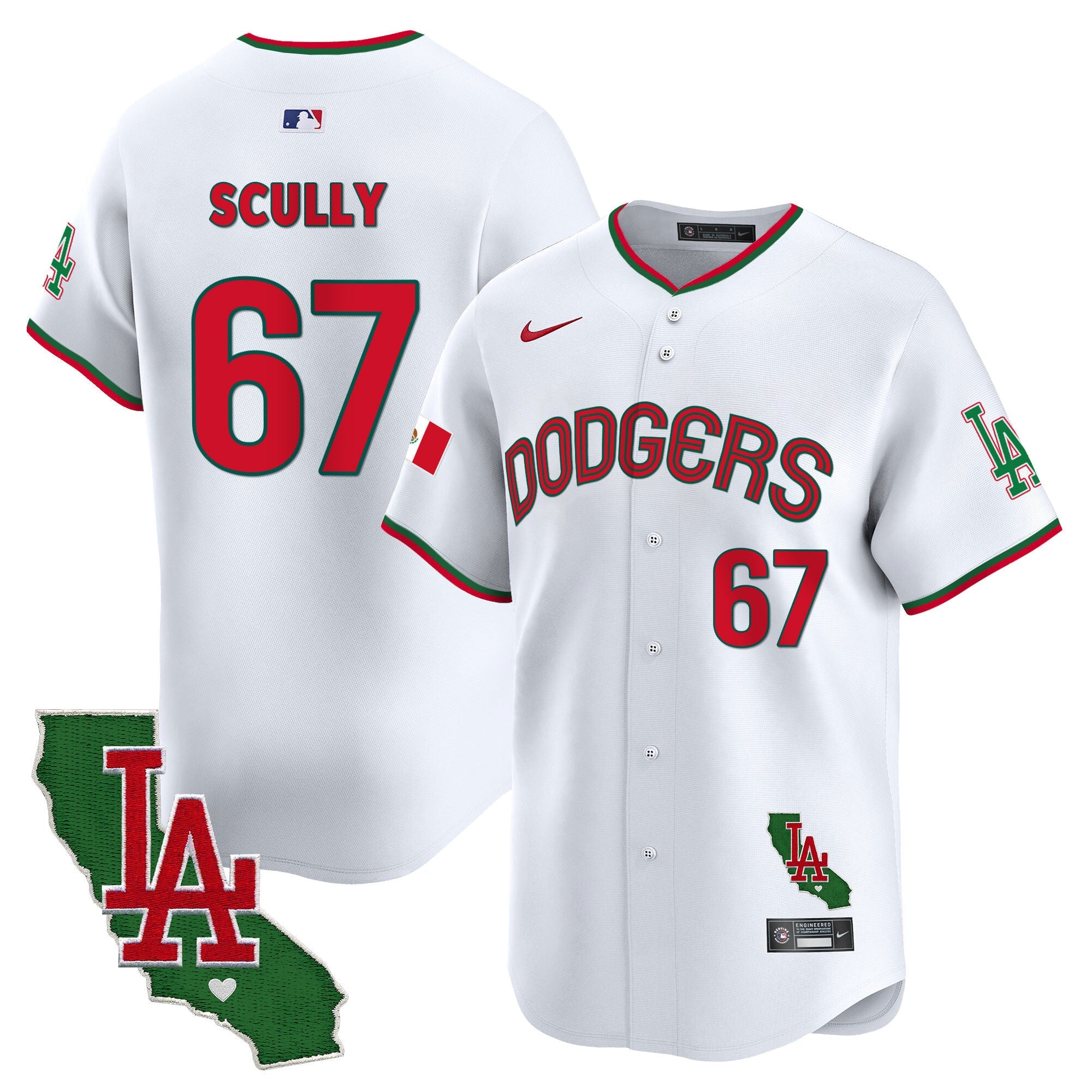 Men’s Mexico California Patch Vapor Premier Limited Jersey V3