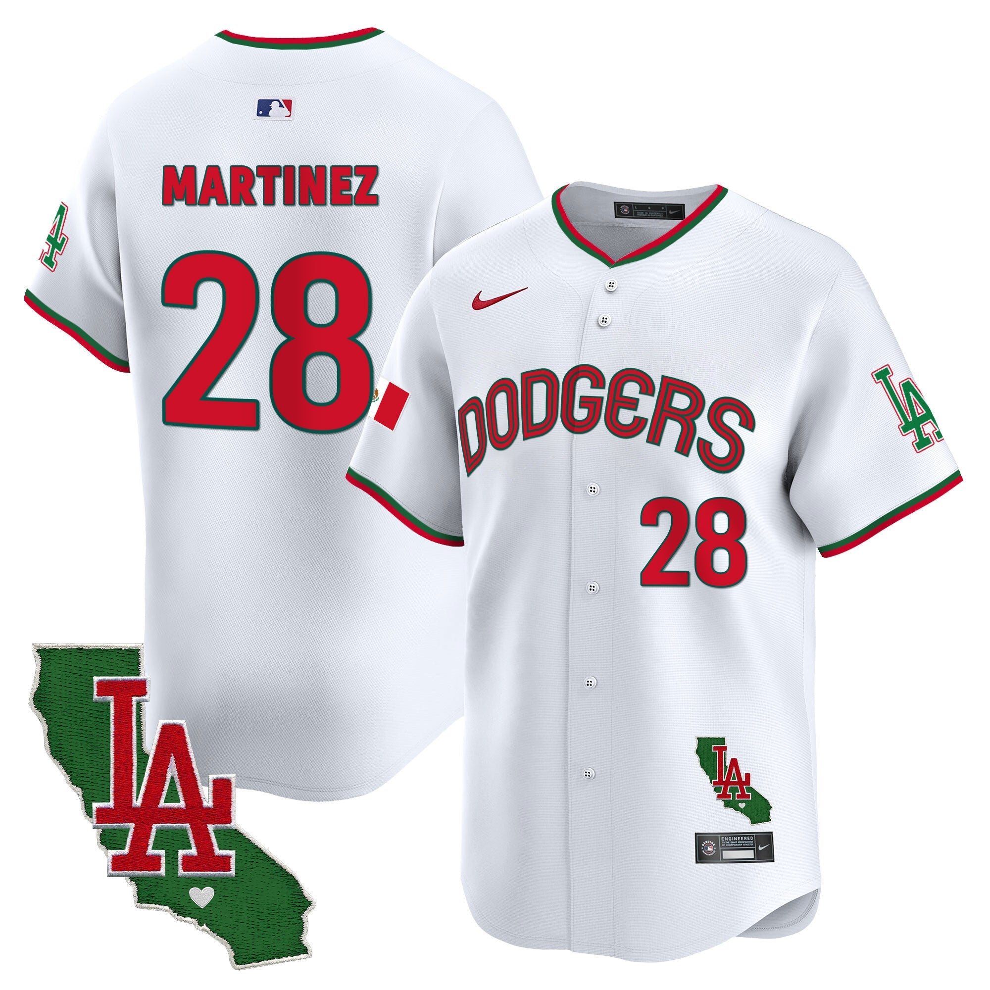 Men’s Mexico California Patch Vapor Premier Limited Jersey V3